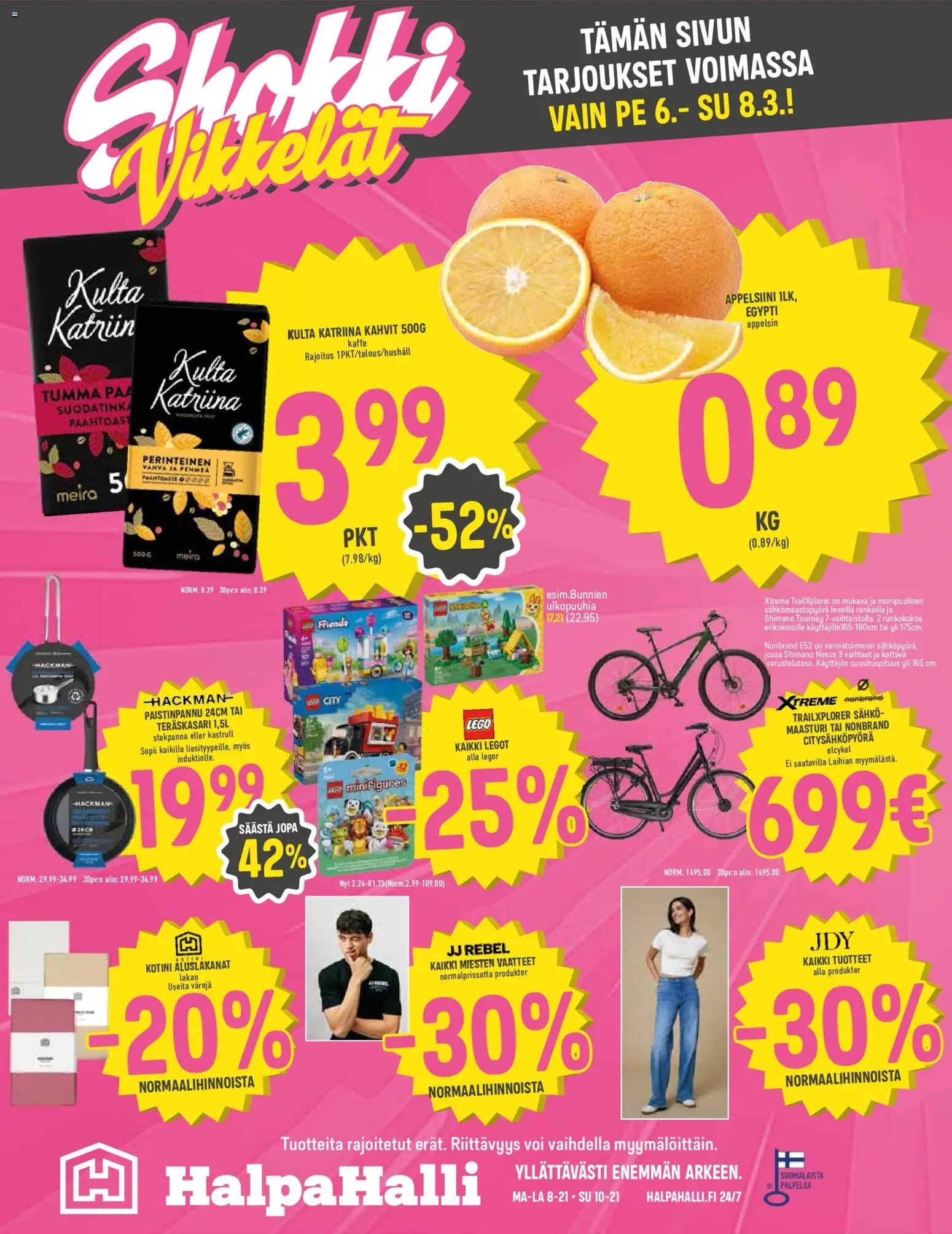 Halpa Halli tarjoukset