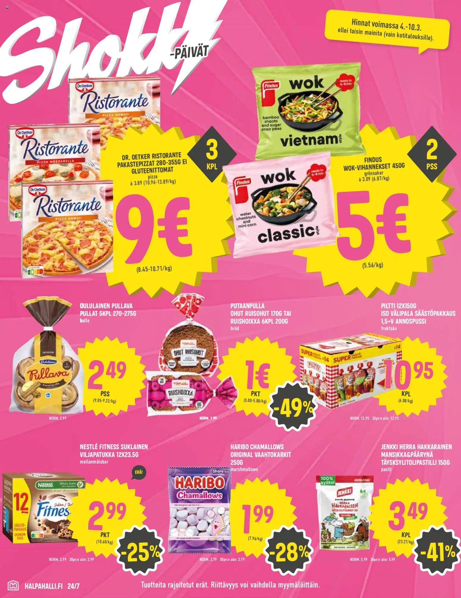 Halpa Halli tarjoukset