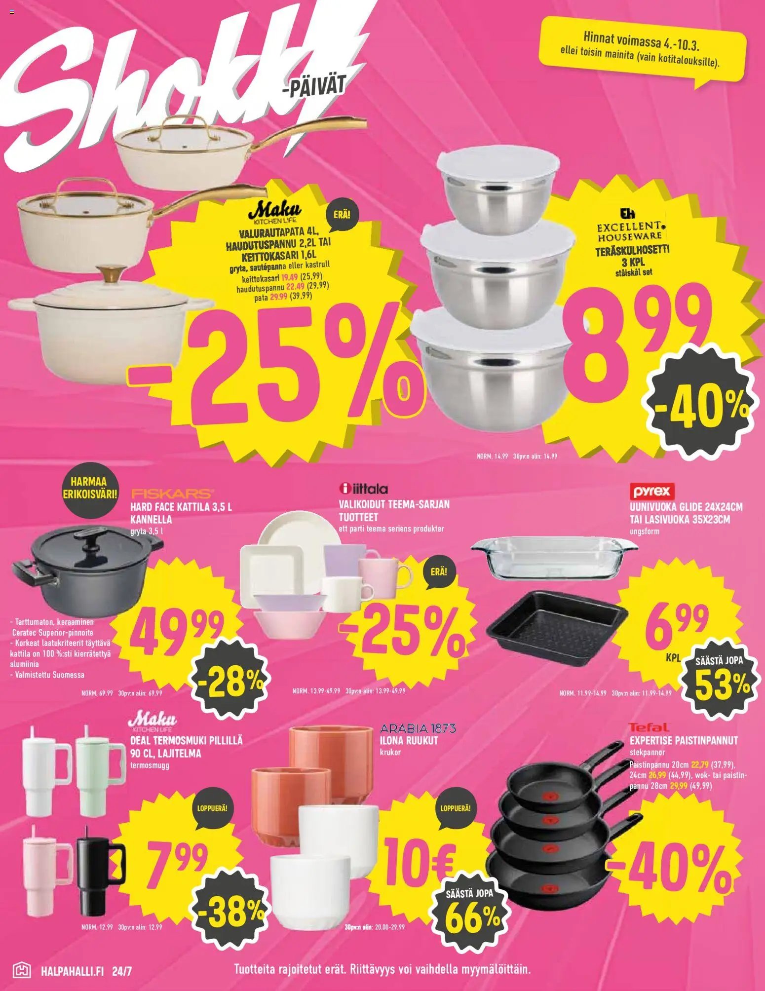 Halpa Halli tarjoukset