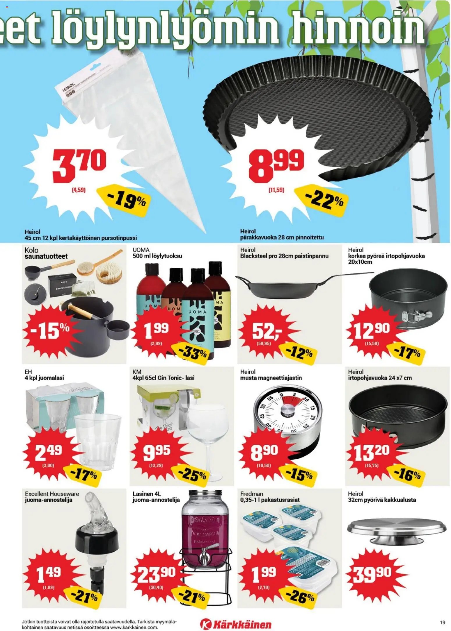 Kärkkäinen tarjoukset - Seinäjoen alue