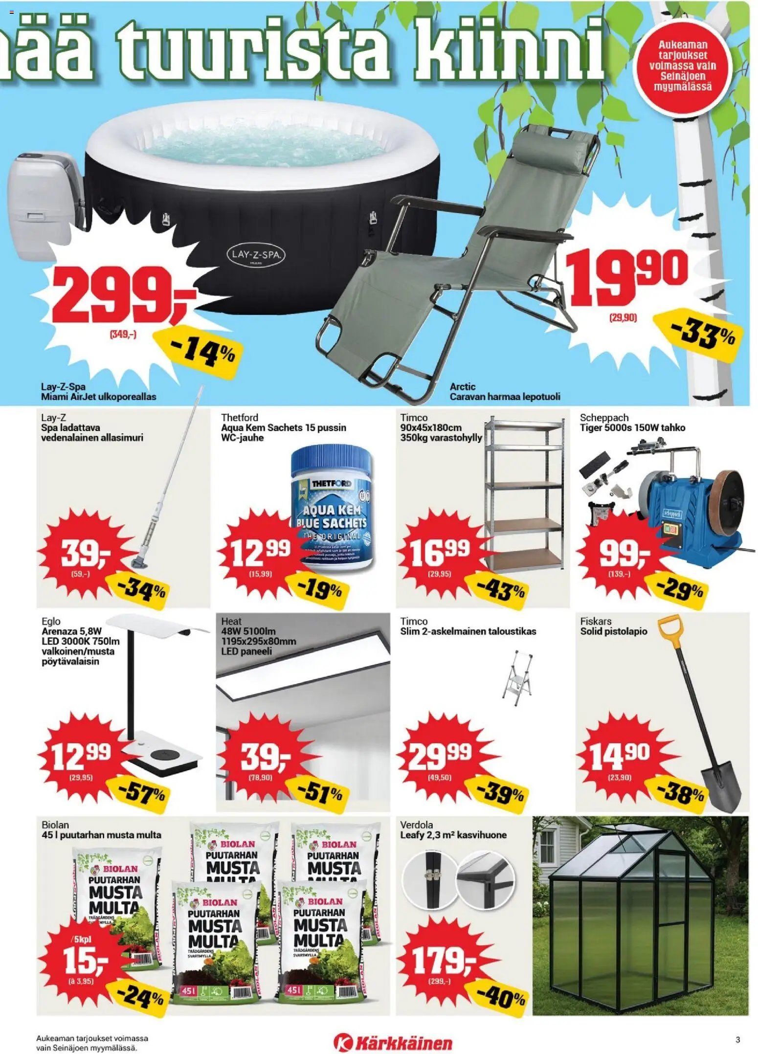 Kärkkäinen tarjoukset - Seinäjoen alue