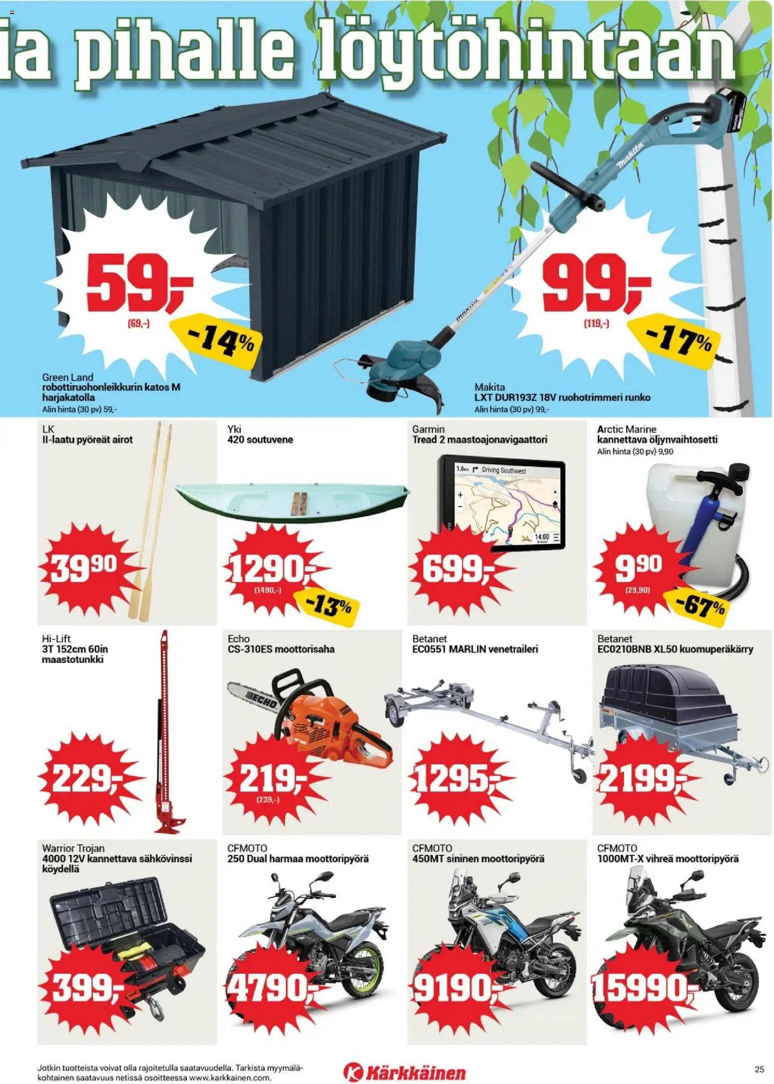Kärkkäinen tarjoukset - Seinäjoen alue