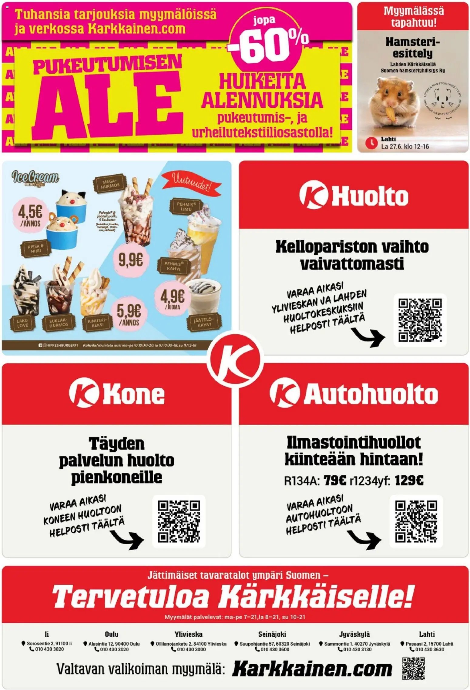 Kärkkäinen tarjoukset - Seinäjoen alue