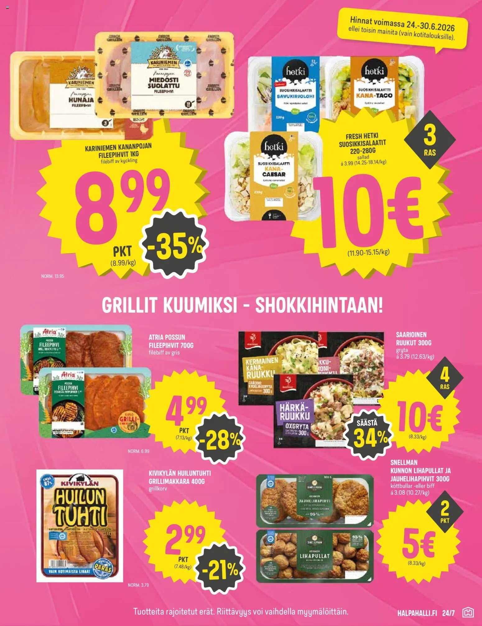 Halpa Halli tarjoukset