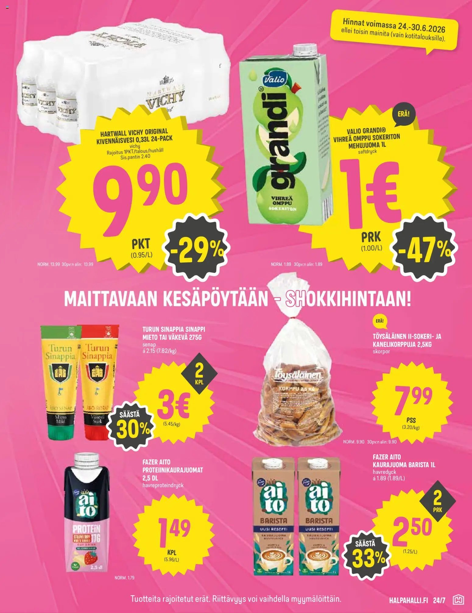 Halpa Halli tarjoukset