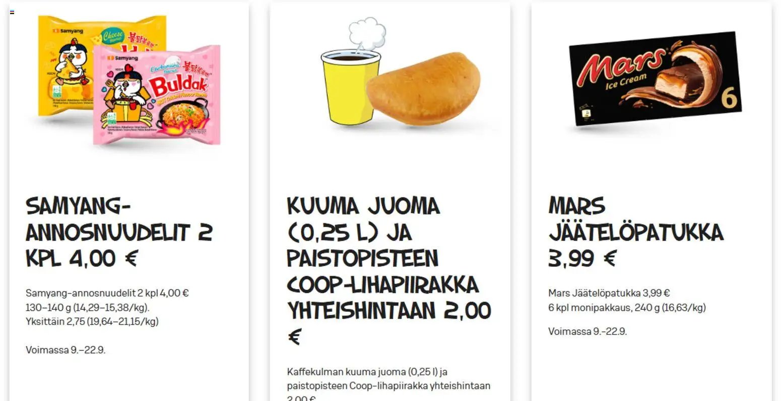 Alepa tarjoukset