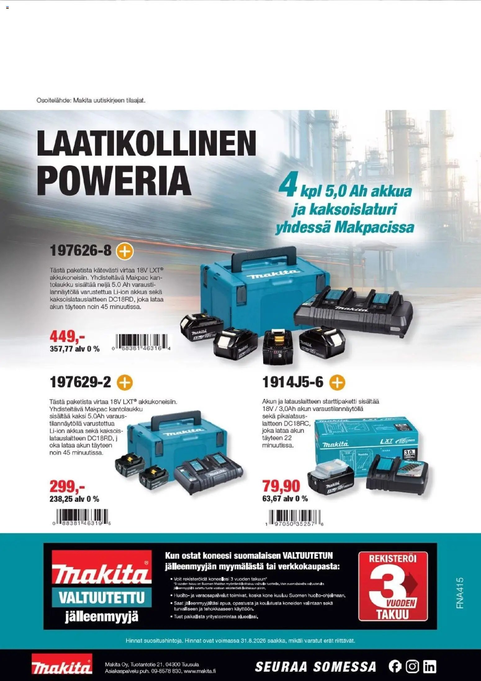 Makita tarjoukset