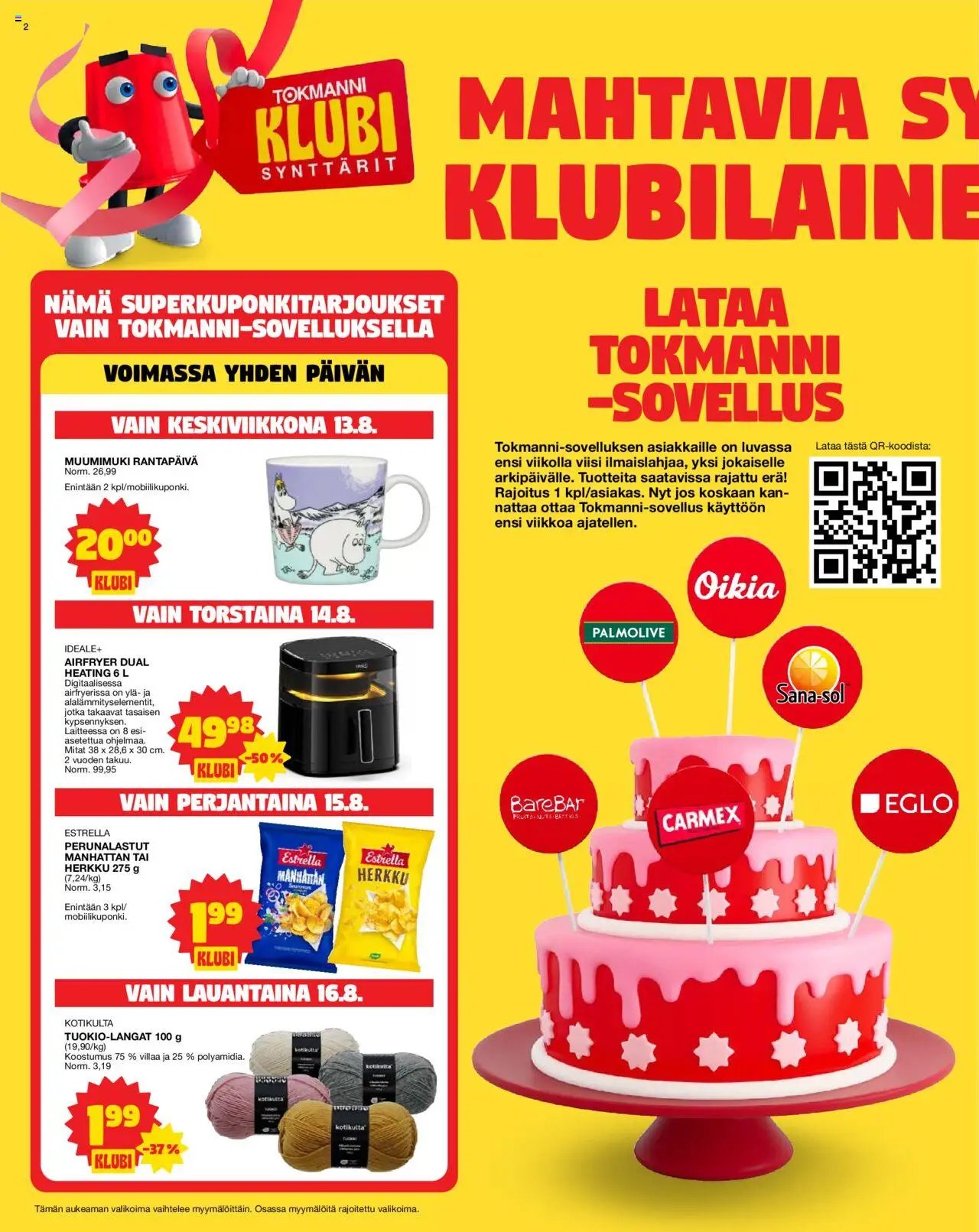 Tokmanni tarjoukset (2025-08-11 - 2025-08-17)