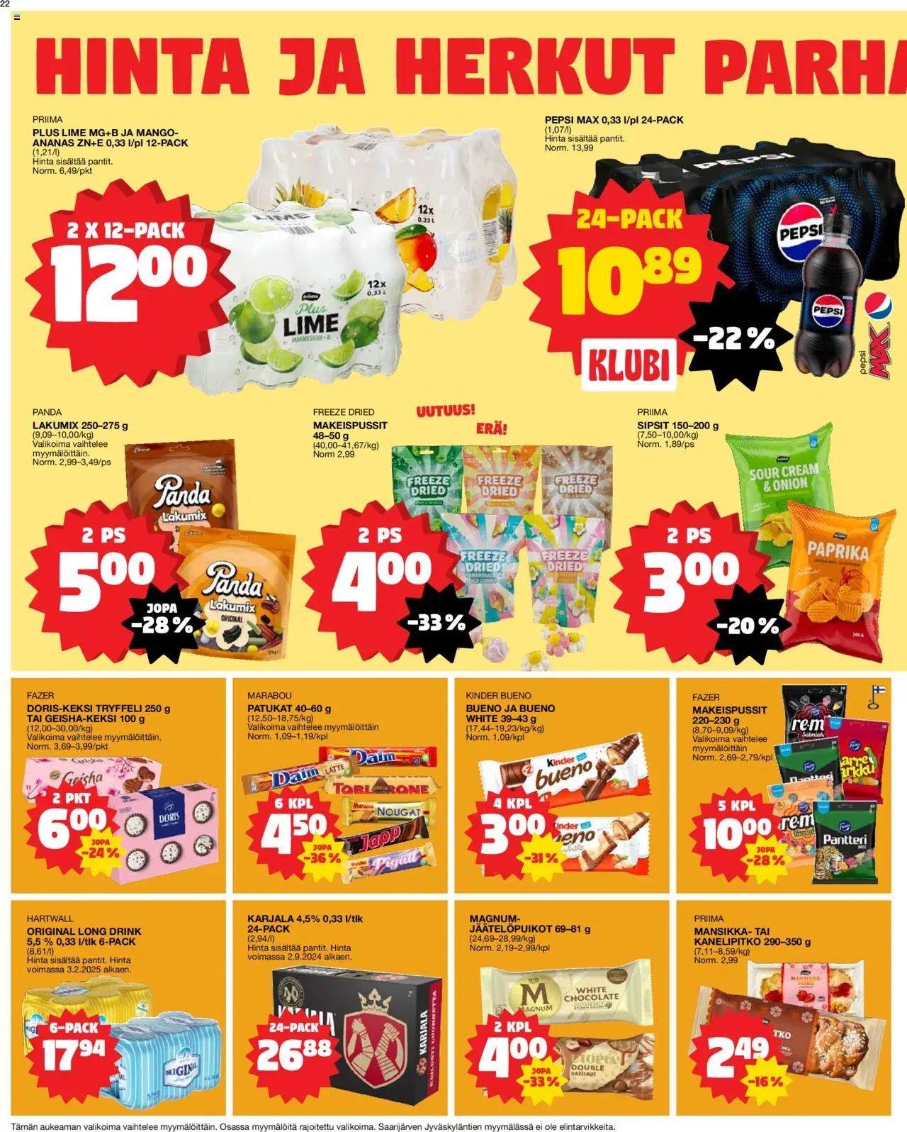 Tokmanni tarjoukset (2025-08-11 - 2025-08-17)