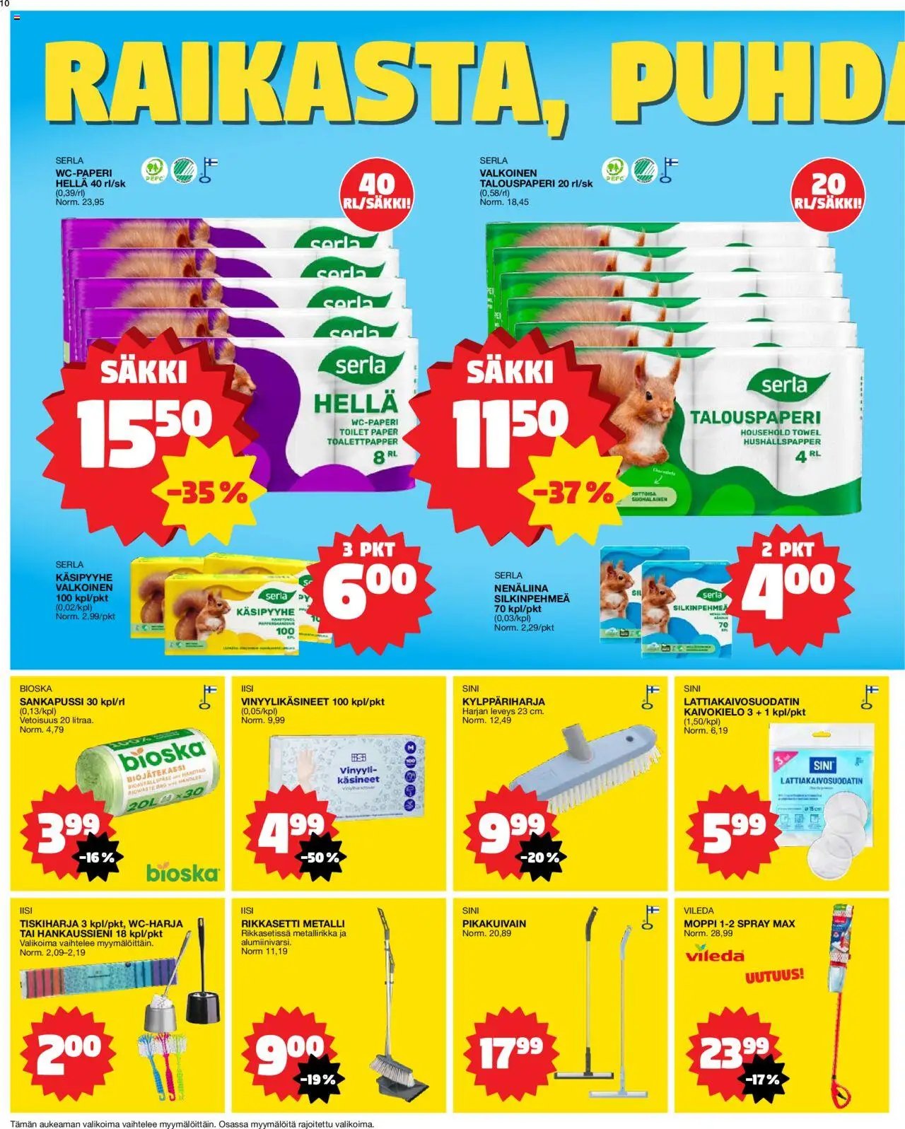 Tokmanni tarjoukset (2025-08-11 - 2025-08-17)