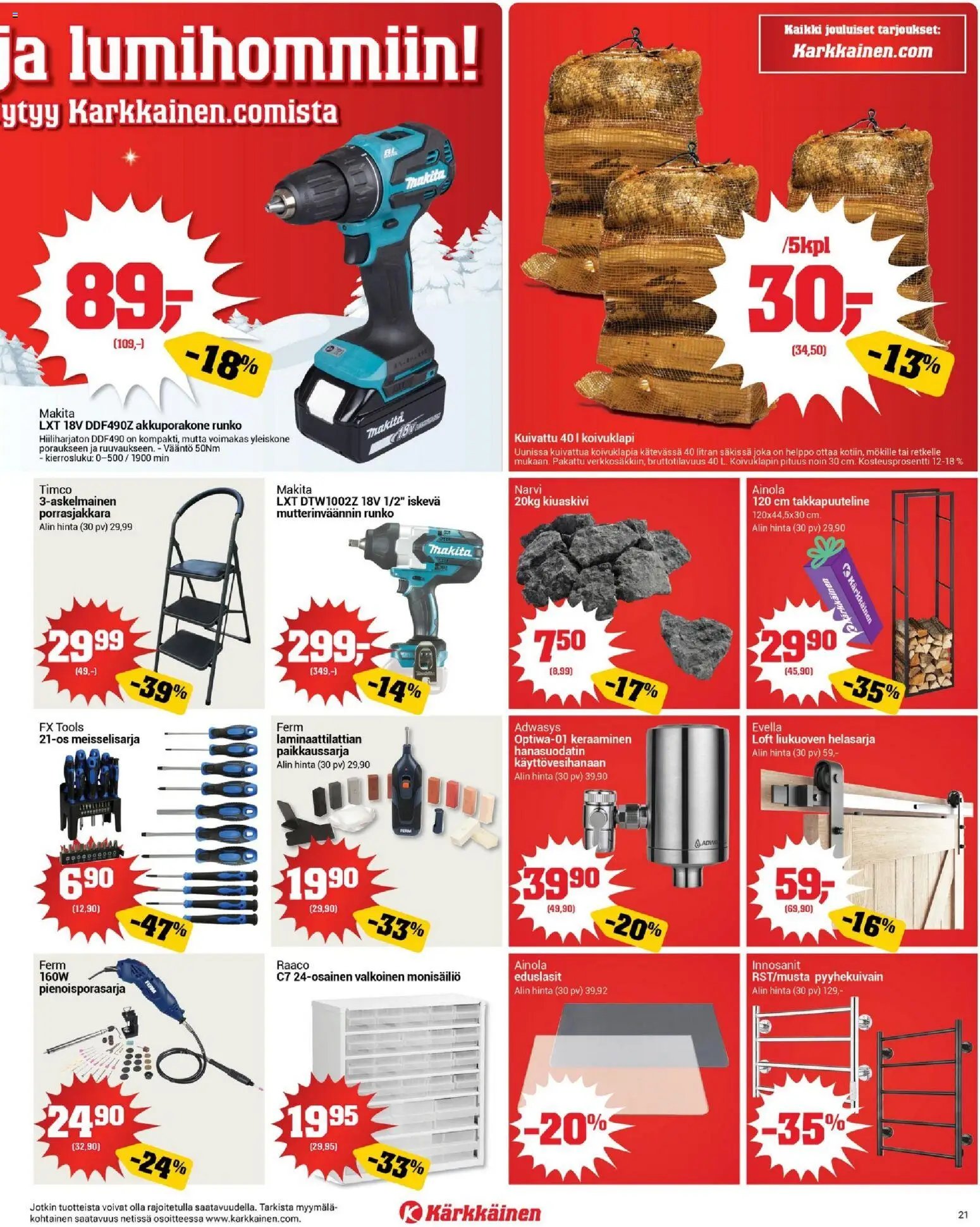 Kärkkäinen tarjoukset