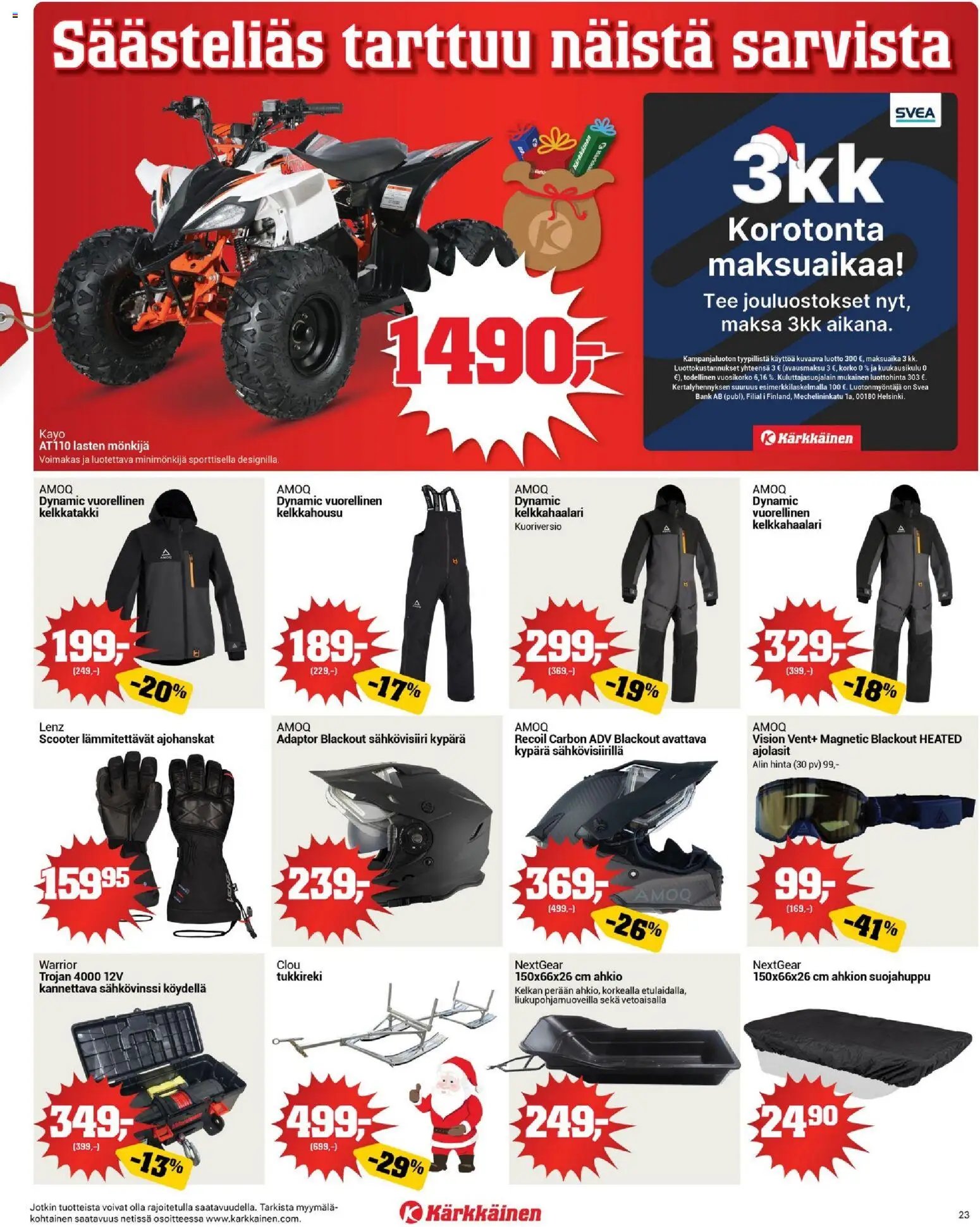 Kärkkäinen tarjoukset