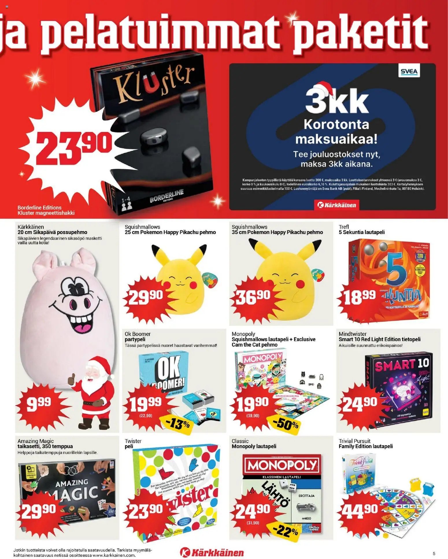 Kärkkäinen tarjoukset