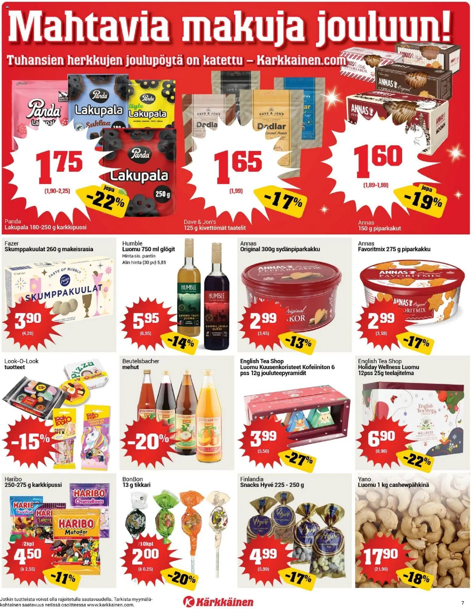 Kärkkäinen tarjoukset