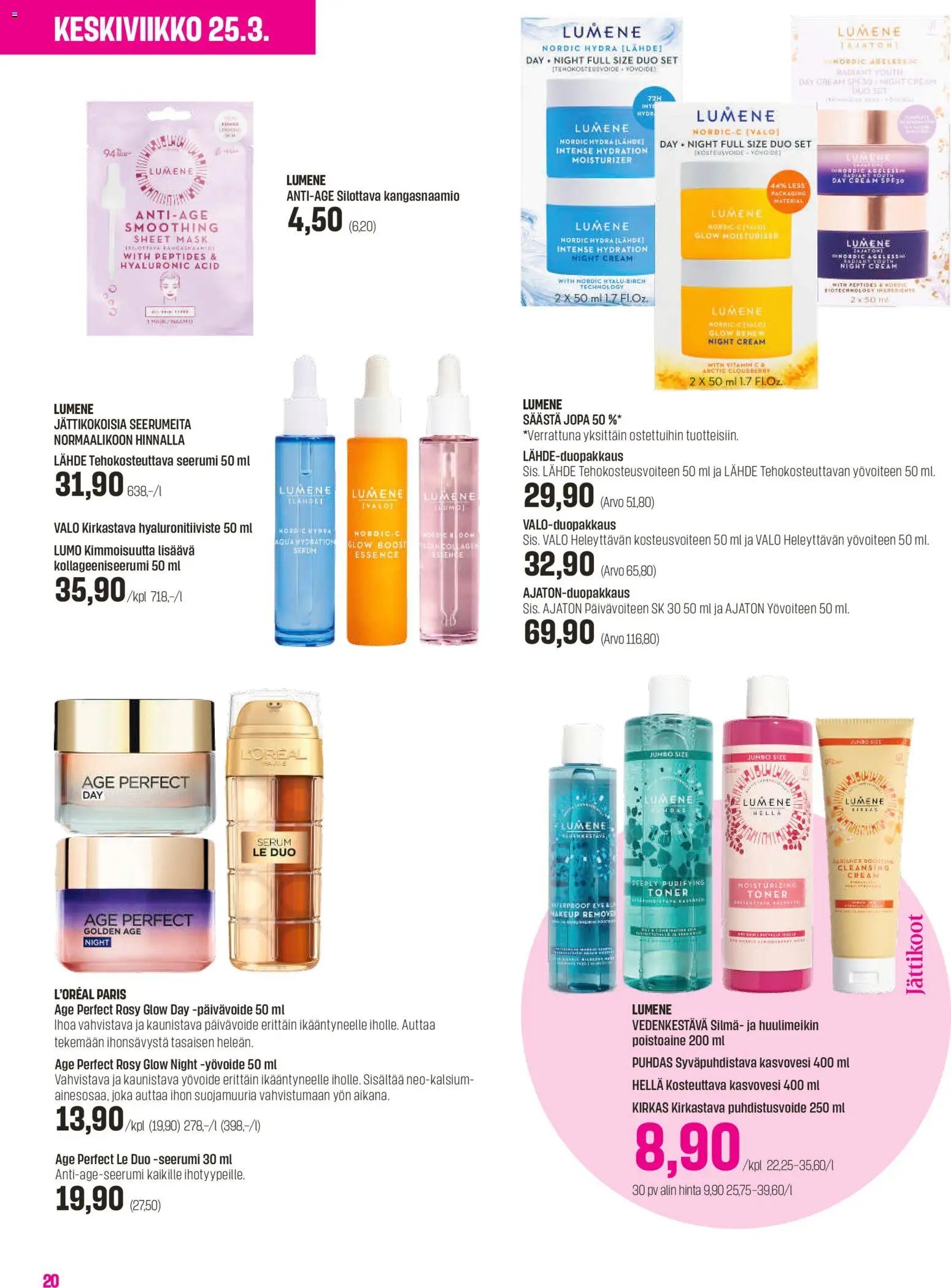 Sokos tarjoukset - Emotion 3plus1