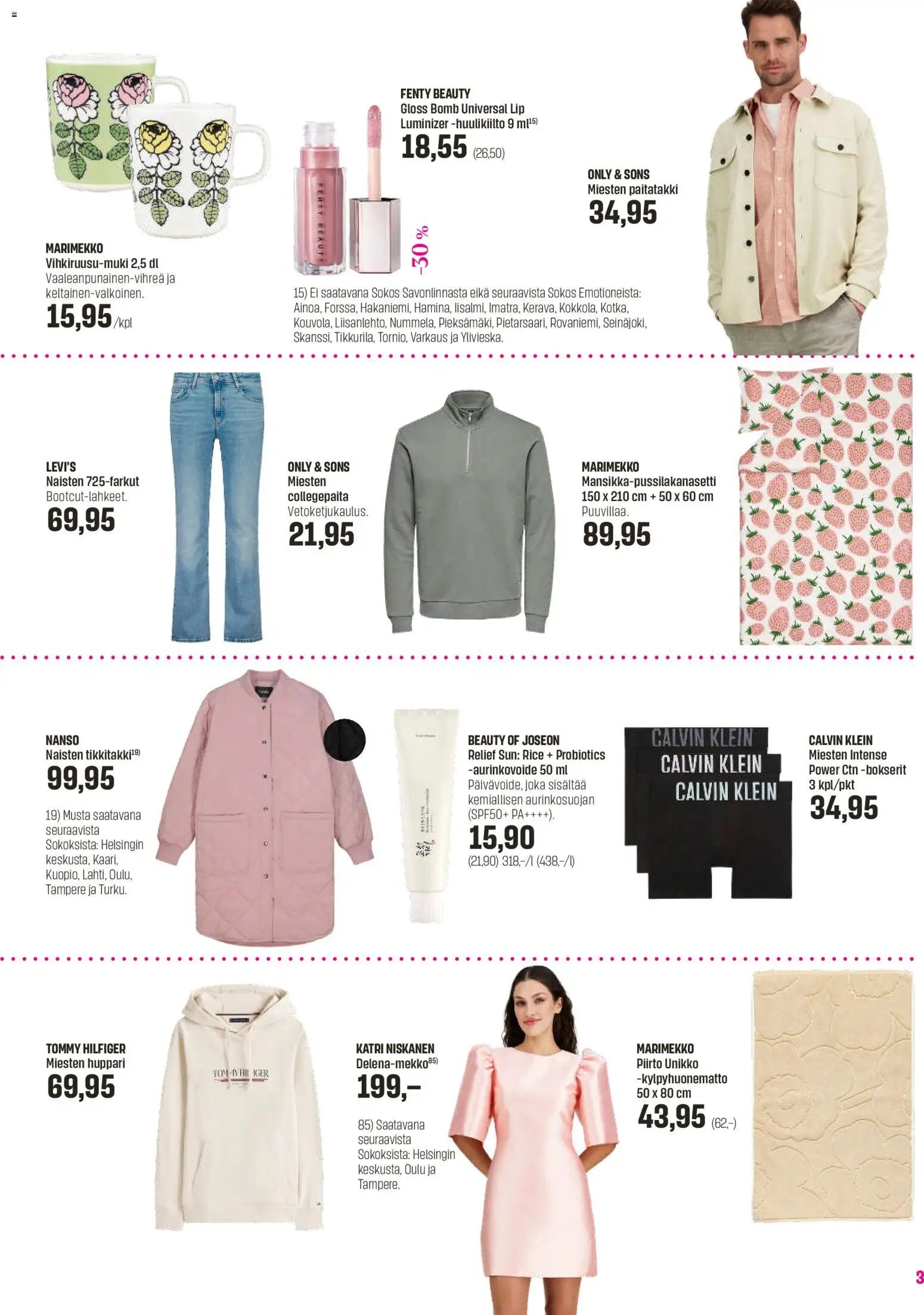 Sokos tarjoukset - Emotion 3plus1