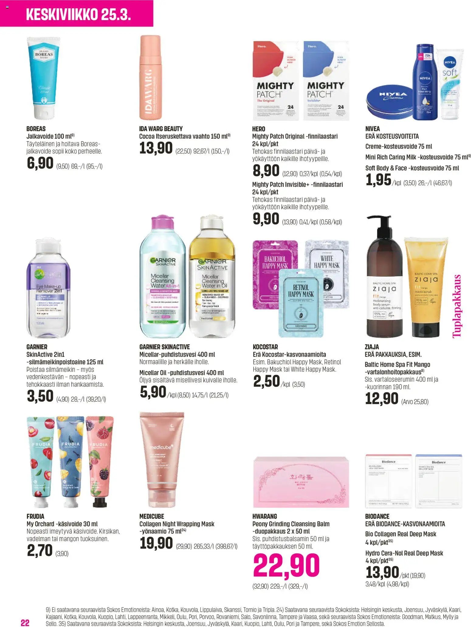 Sokos tarjoukset - Emotion 3plus1