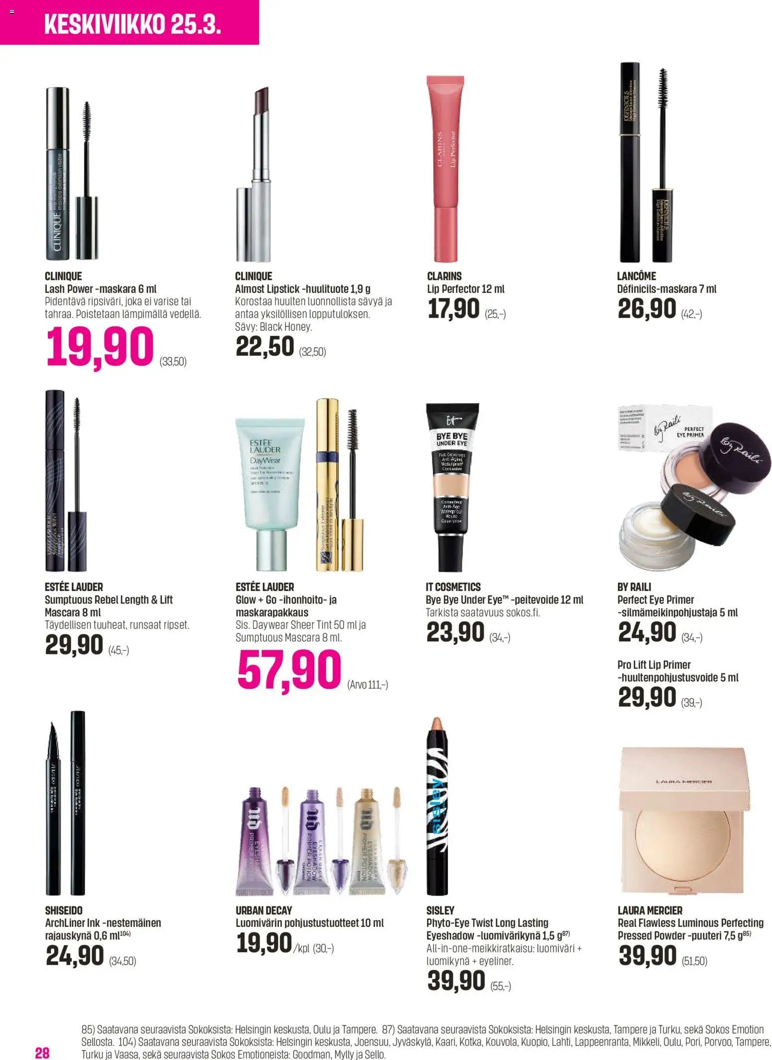 Sokos tarjoukset - Emotion 3plus1