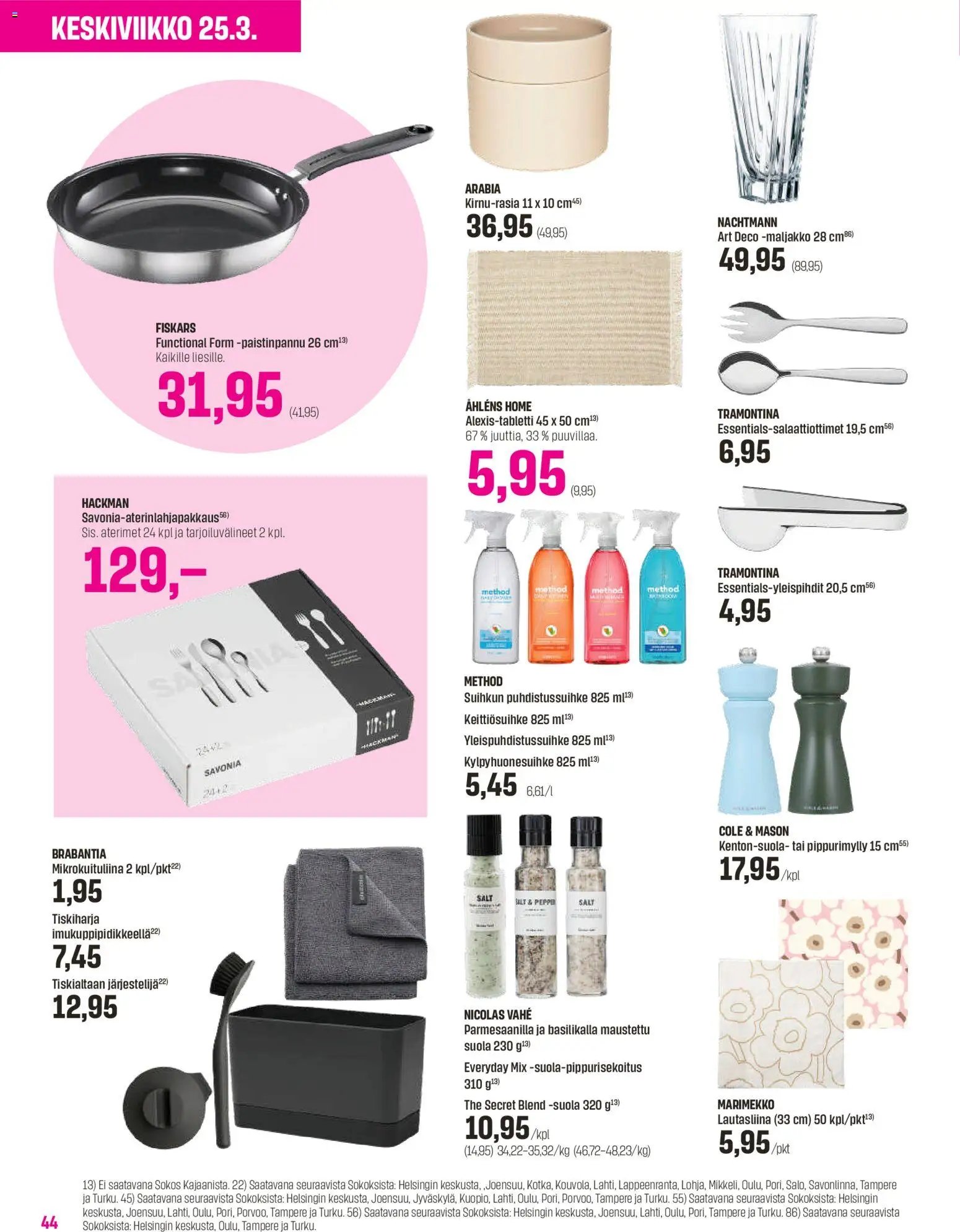 Sokos tarjoukset - Emotion 3plus1