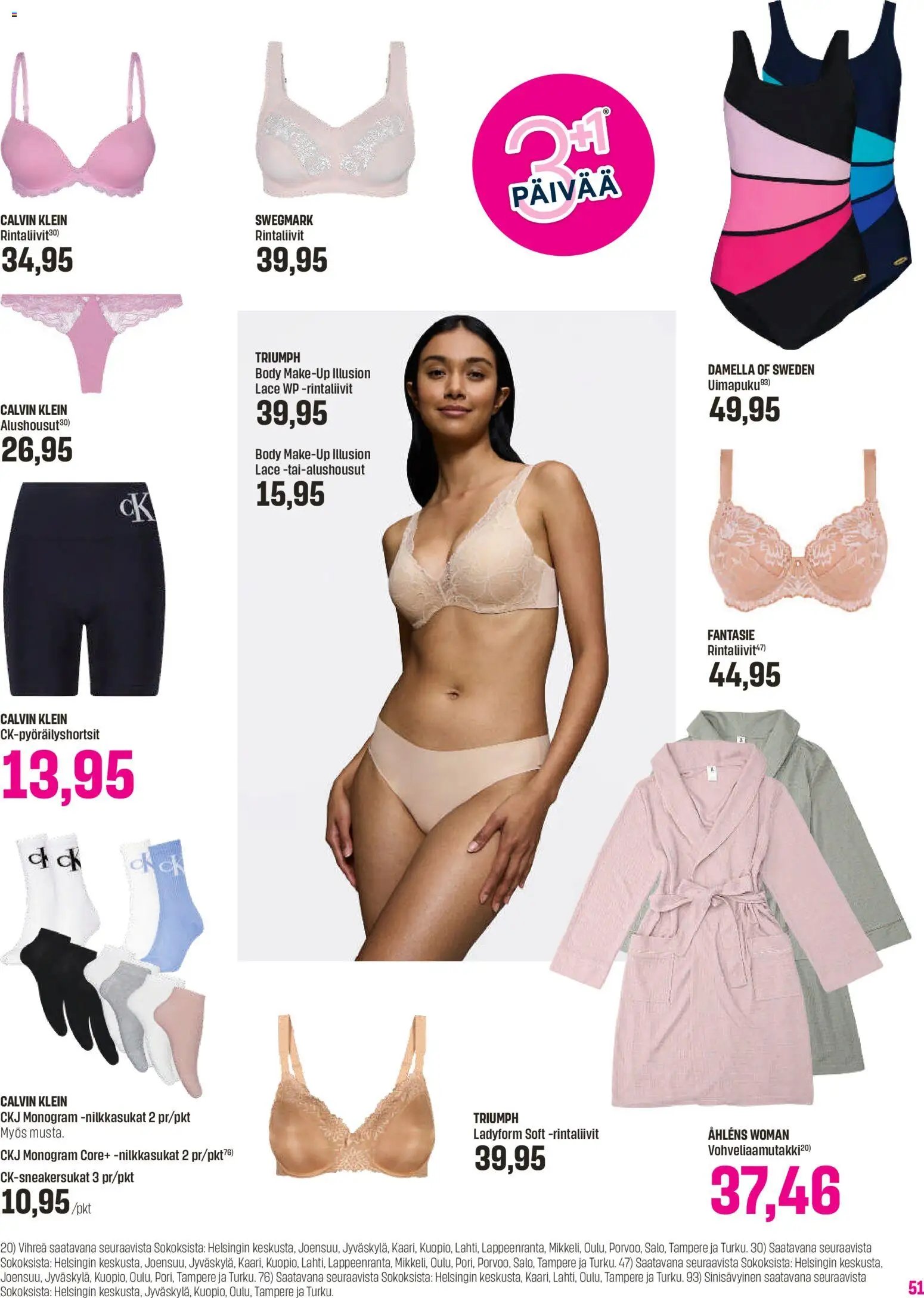 Sokos tarjoukset - Emotion 3plus1