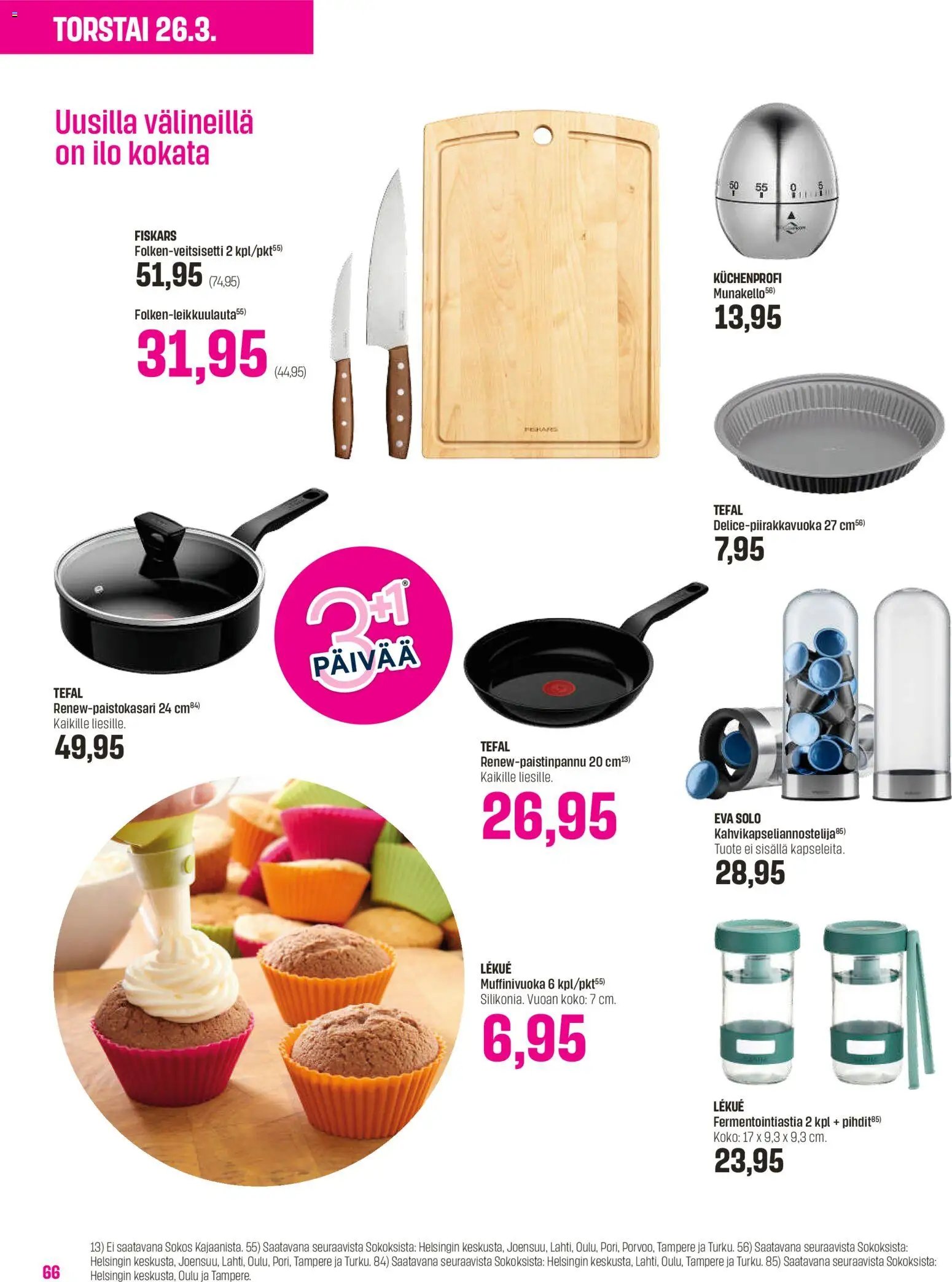 Sokos tarjoukset - Emotion 3plus1