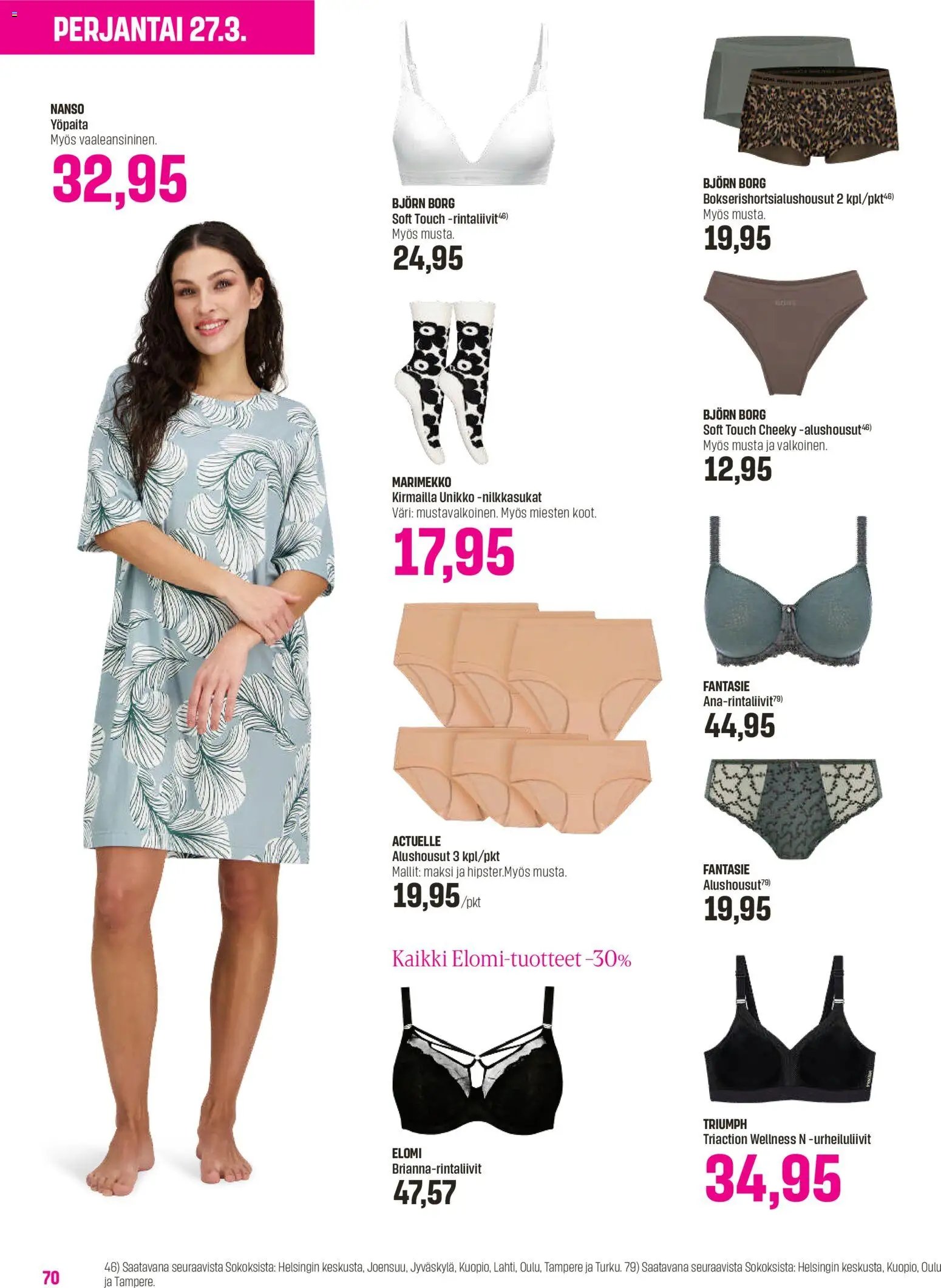 Sokos tarjoukset - Emotion 3plus1