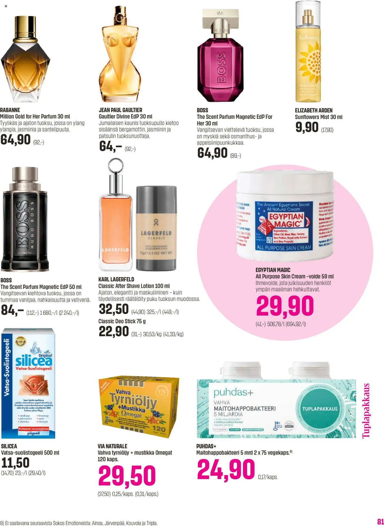 Sokos tarjoukset - Emotion 3plus1