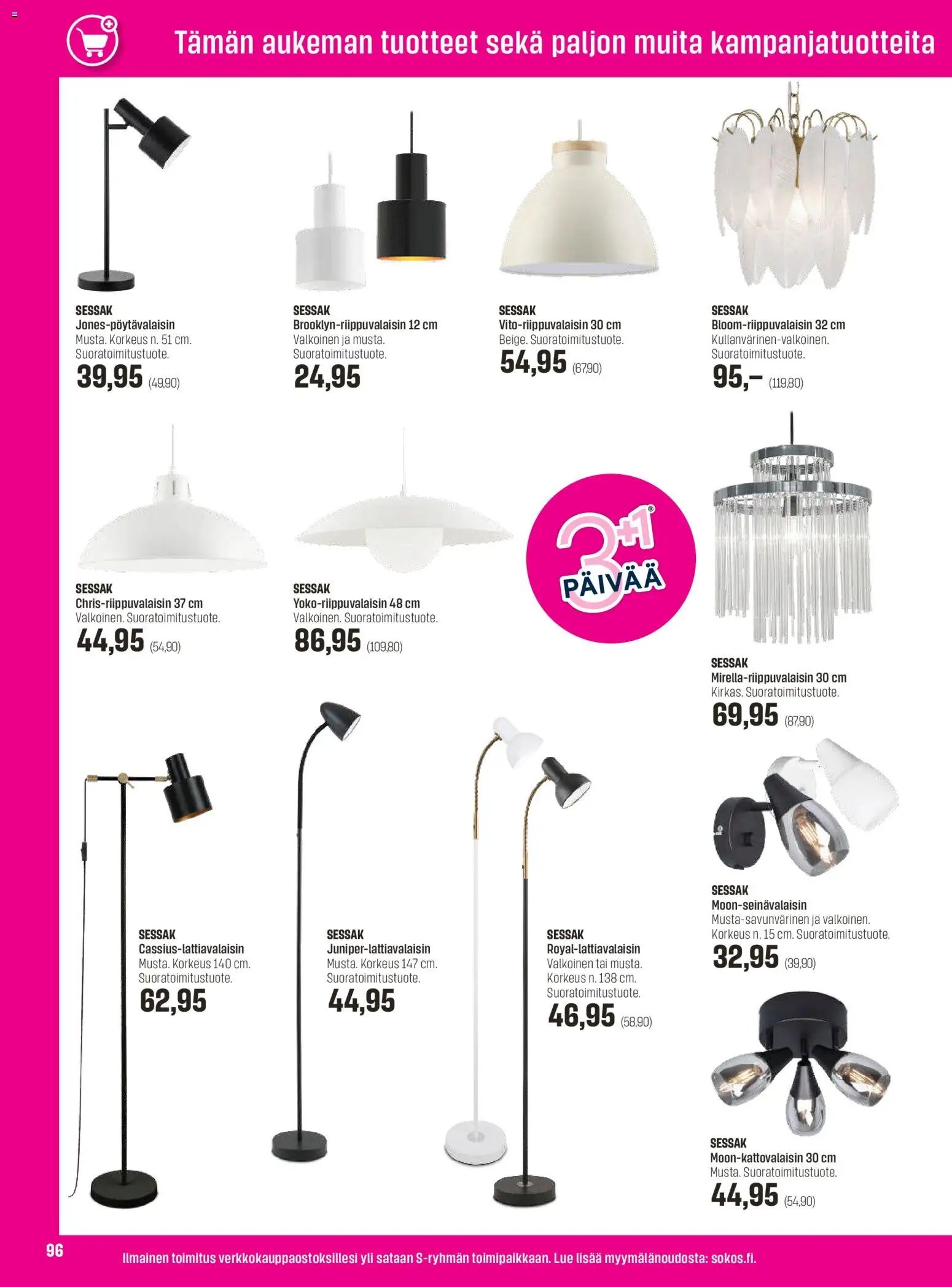 Sokos tarjoukset - Emotion 3plus1