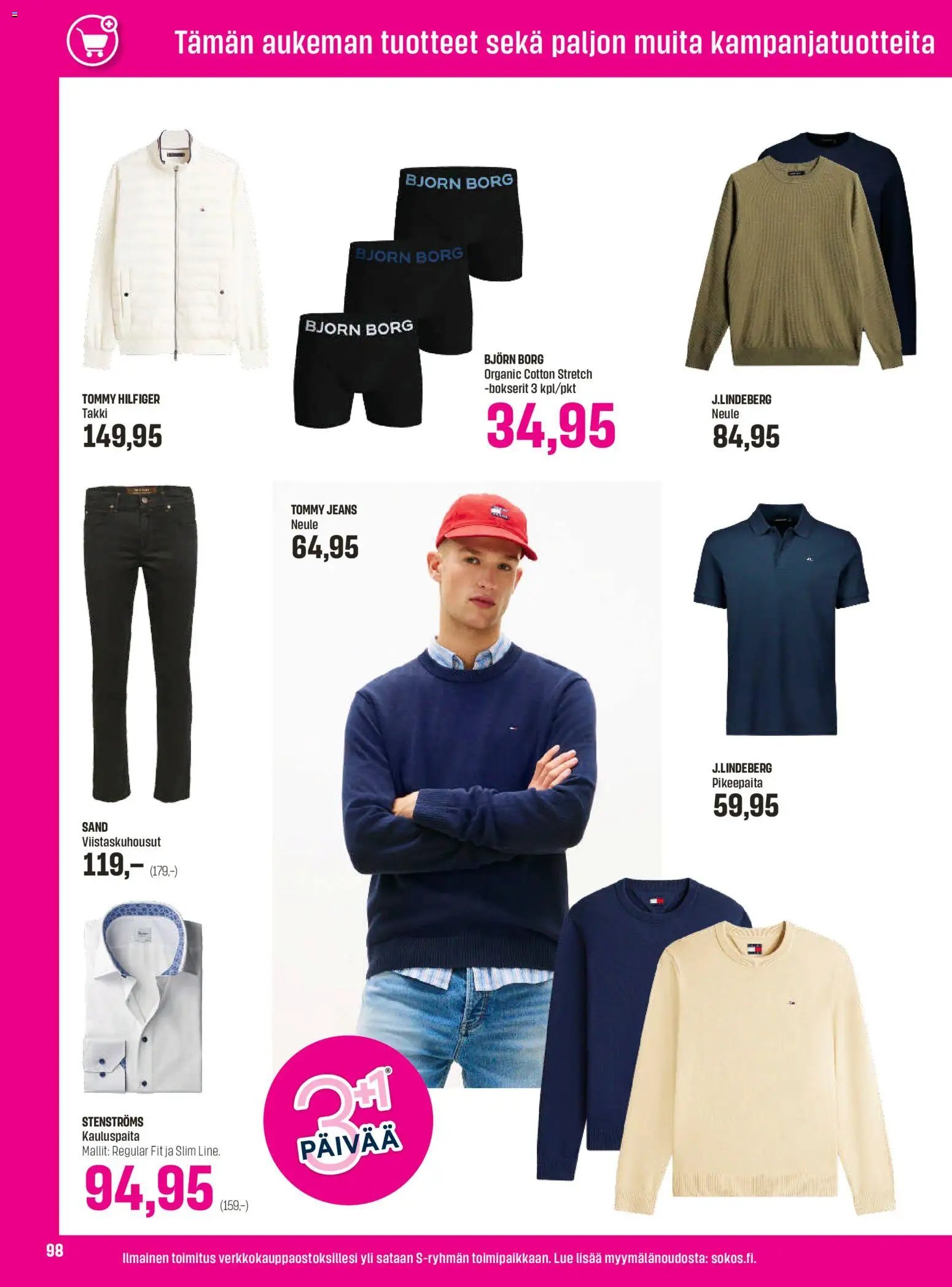 Sokos tarjoukset - Emotion 3plus1