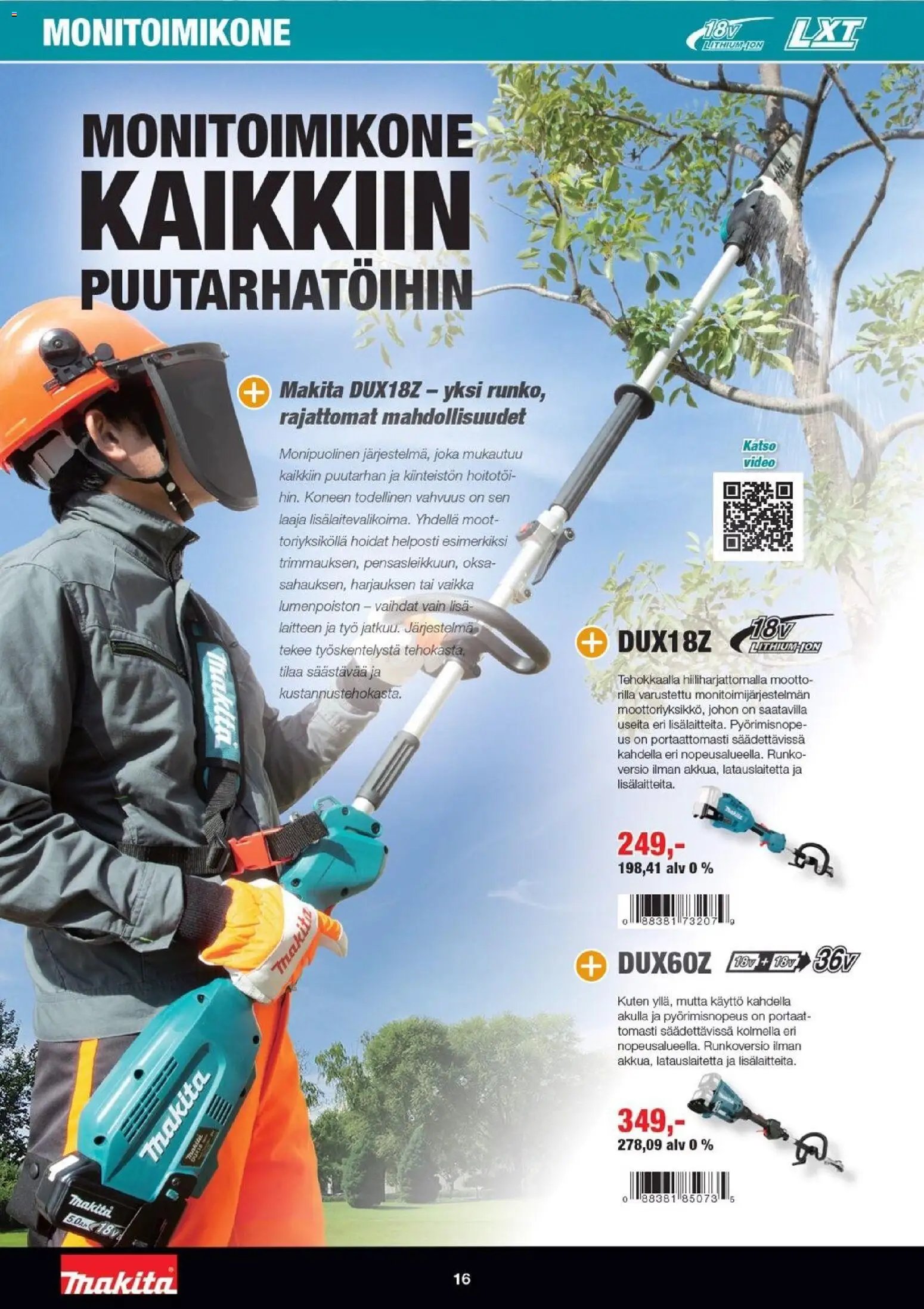 Makita tarjoukset - LXT Puutarha 2026
