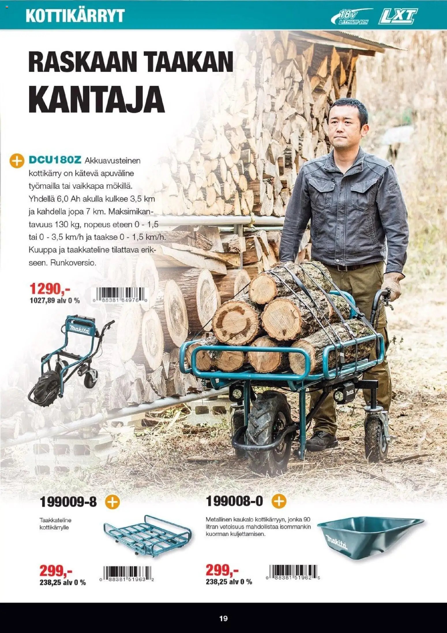 Makita tarjoukset - LXT Puutarha 2026