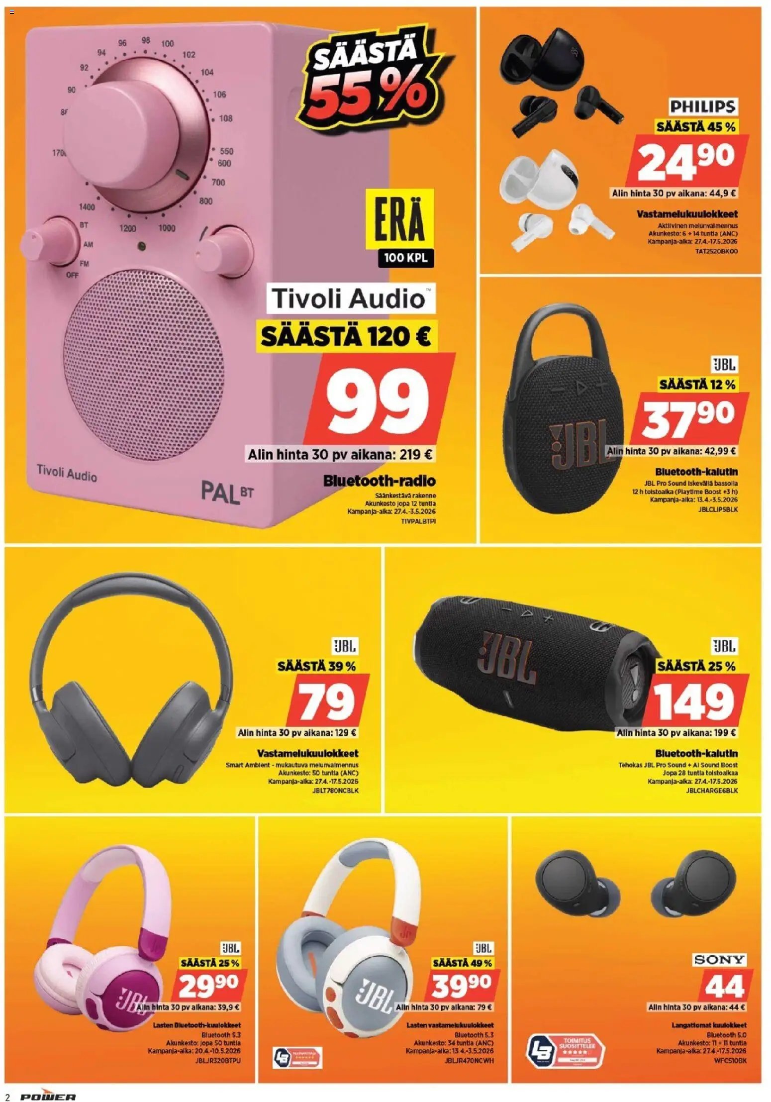 Power tarjoukset