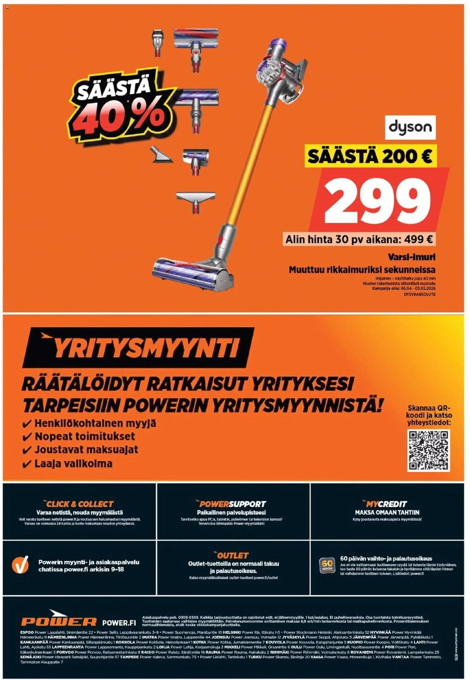 Power tarjoukset