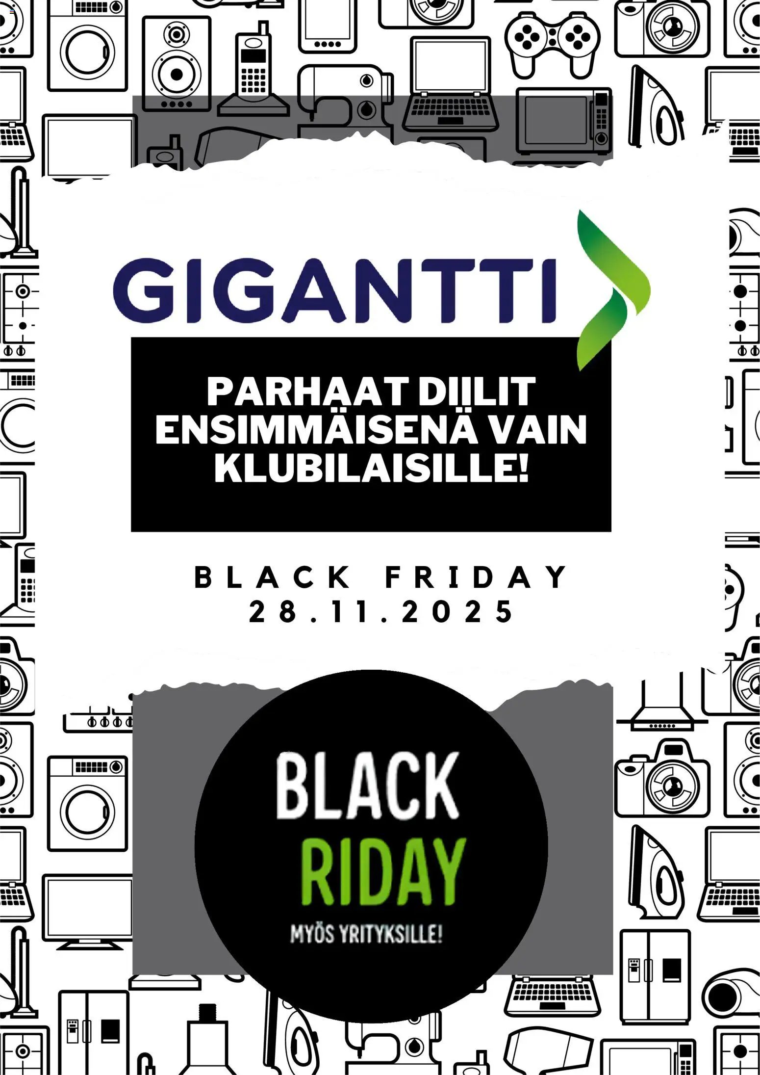 Gigantti - Black Friday ennakkoilmoitus (2025-11-04 - 2025-11-29)