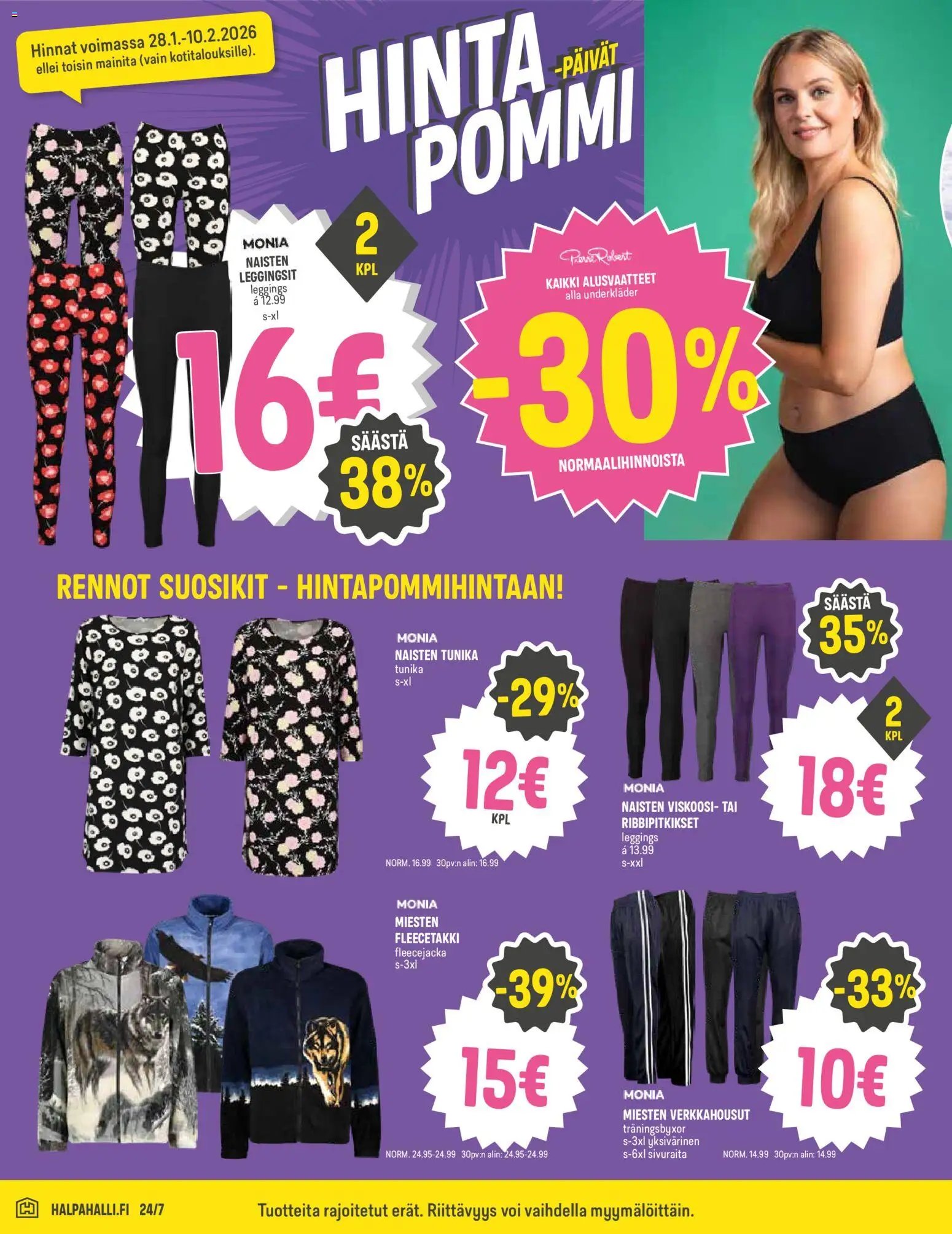 Halpa Halli tarjoukset