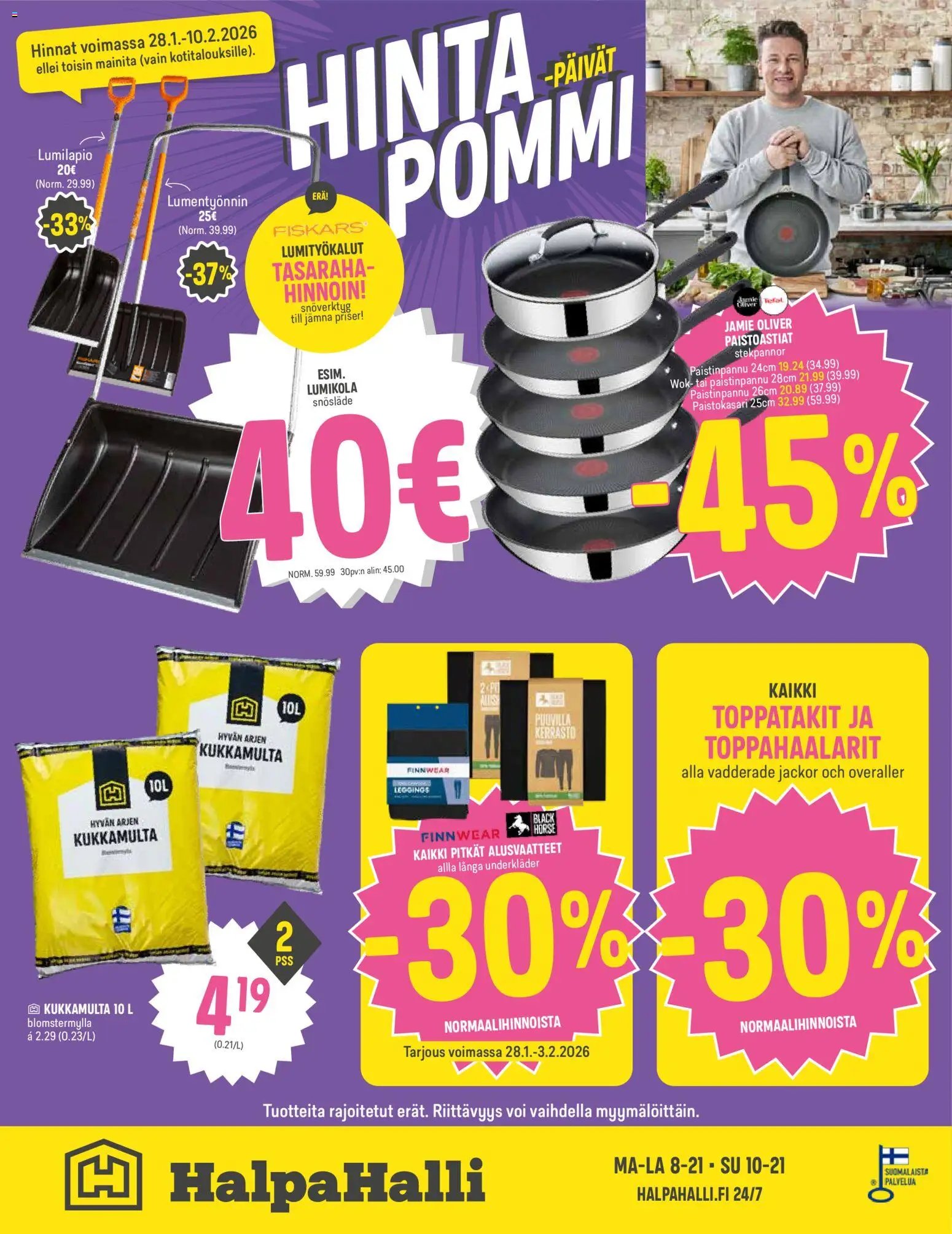 Halpa Halli tarjoukset