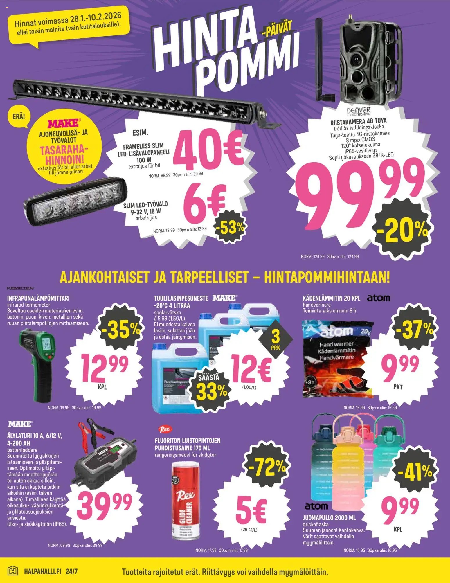 Halpa Halli tarjoukset