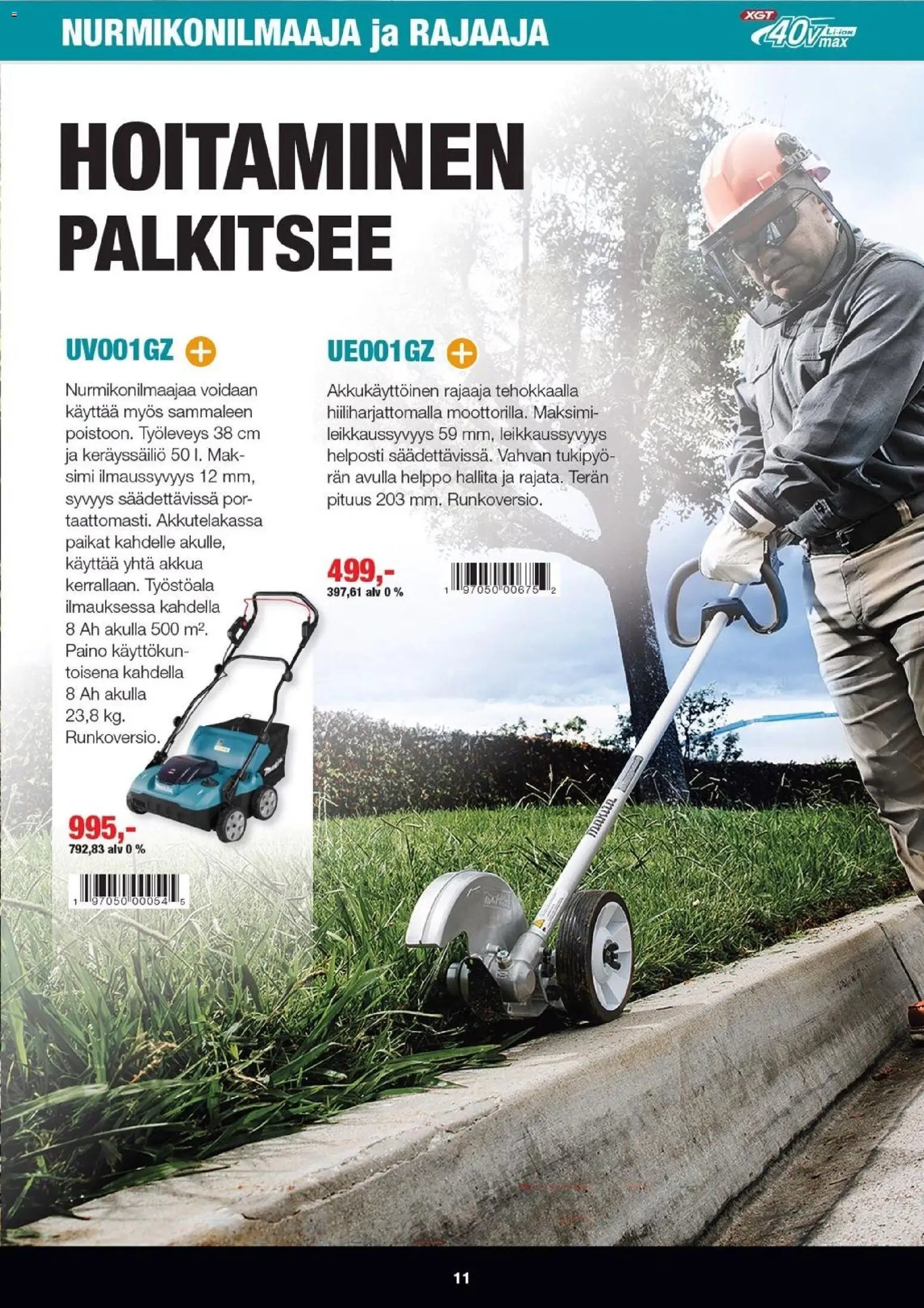 Makita tarjoukset - XGT esite 2026