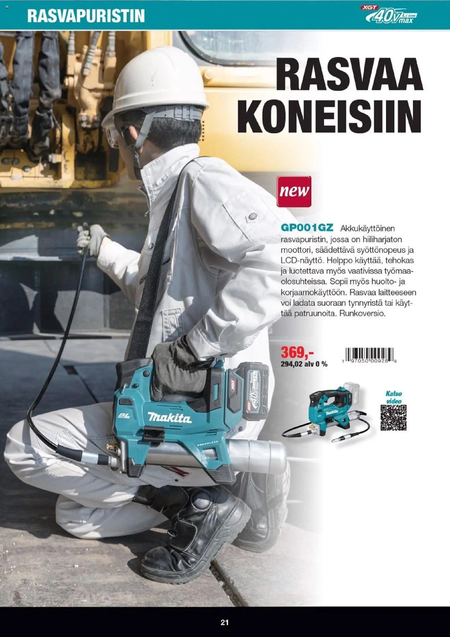 Makita tarjoukset - XGT esite 2026