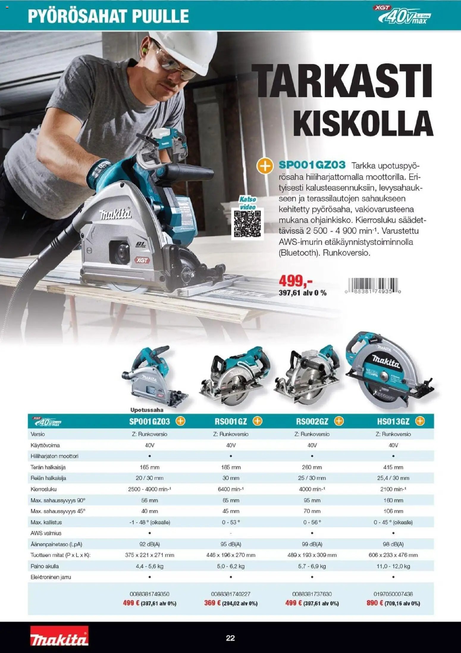 Makita tarjoukset - XGT esite 2026