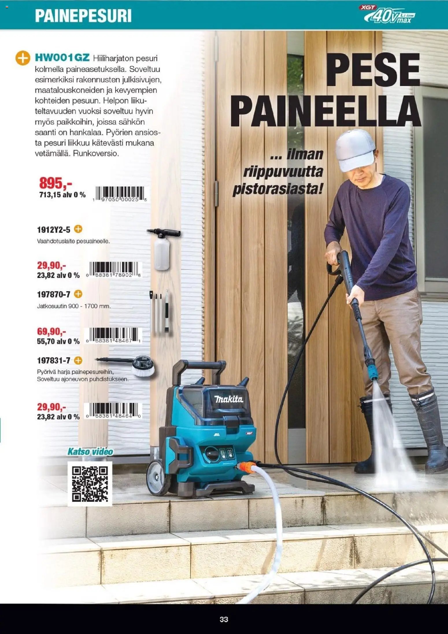 Makita tarjoukset - XGT esite 2026