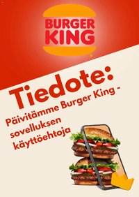 Burger King tarjoukset