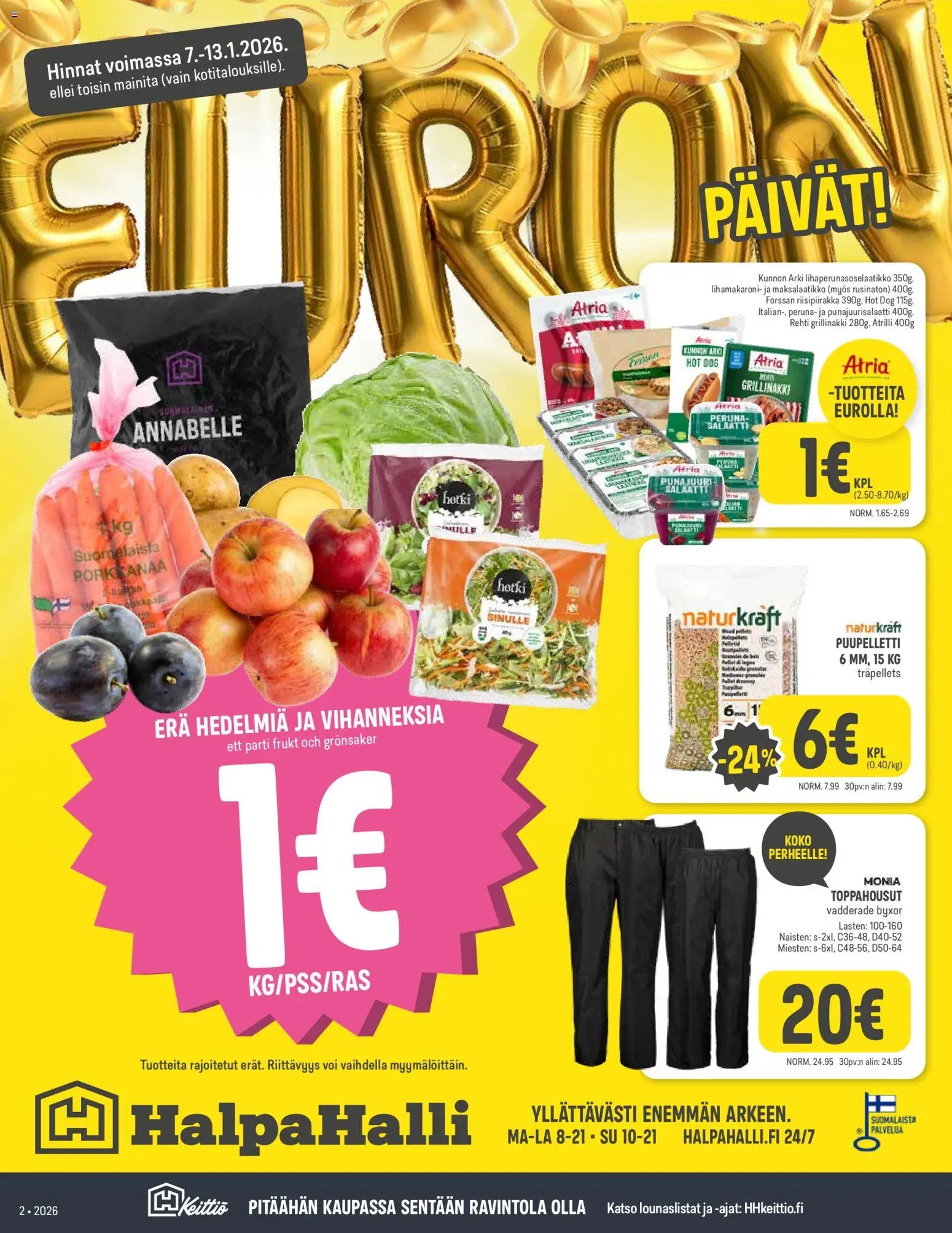 Halpa Halli tarjoukset