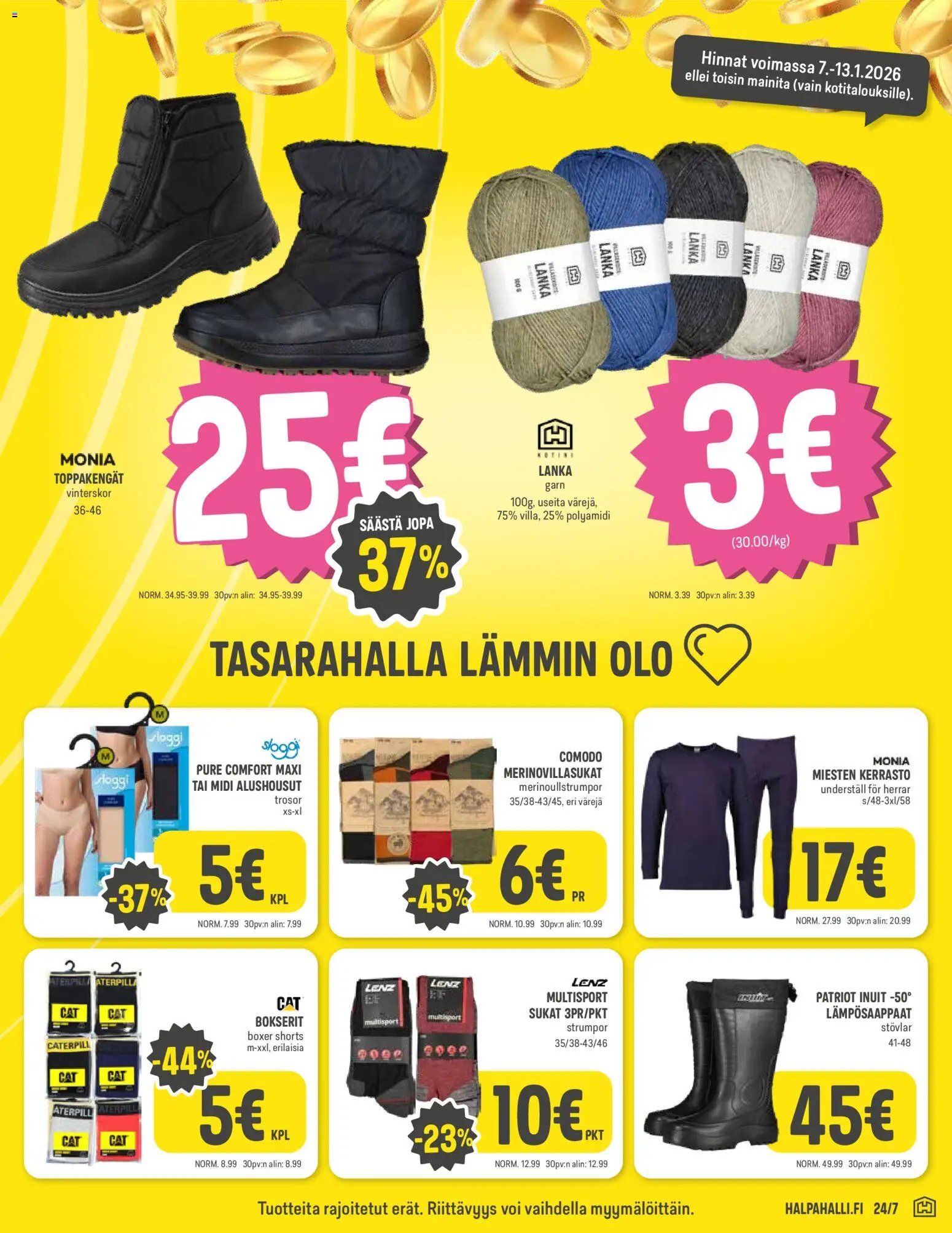 Halpa Halli tarjoukset