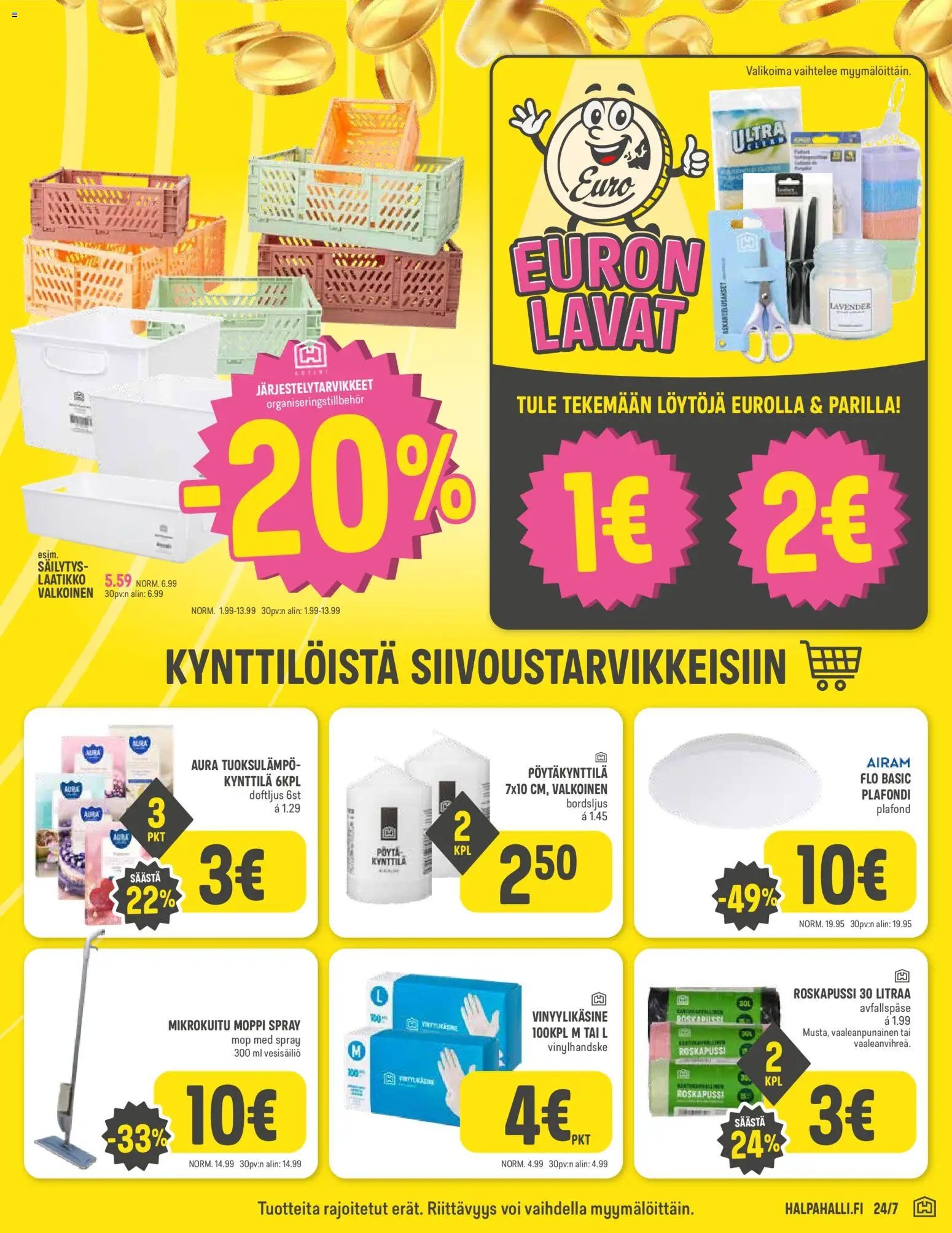 Halpa Halli tarjoukset