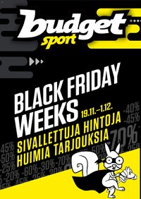 Budget Sport - Black Friday