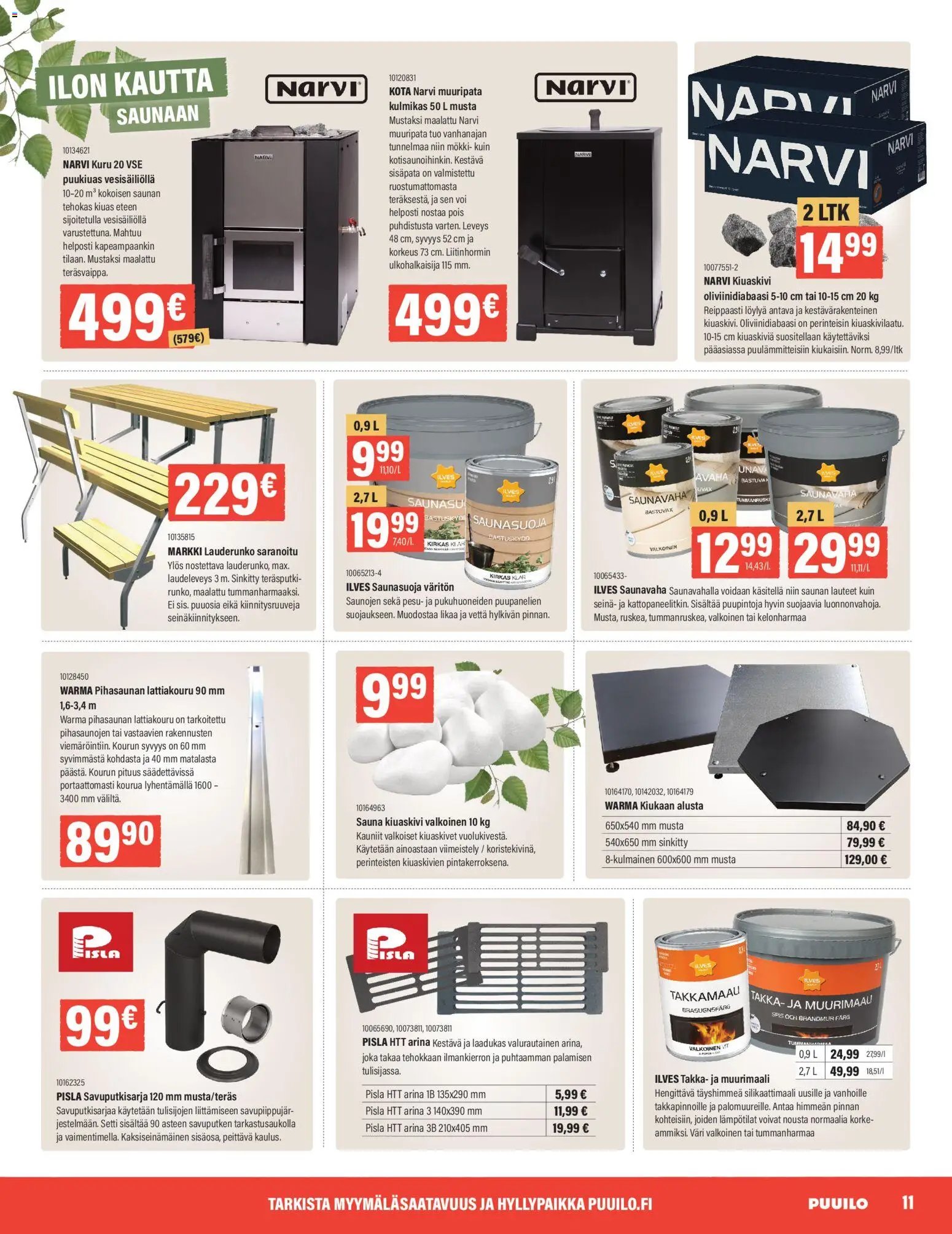 Puuilo tarjoukset
