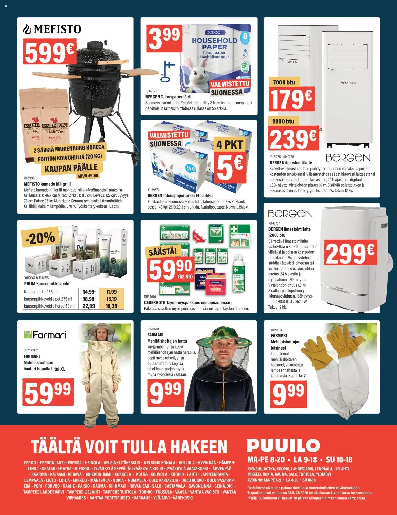 Puuilo tarjoukset