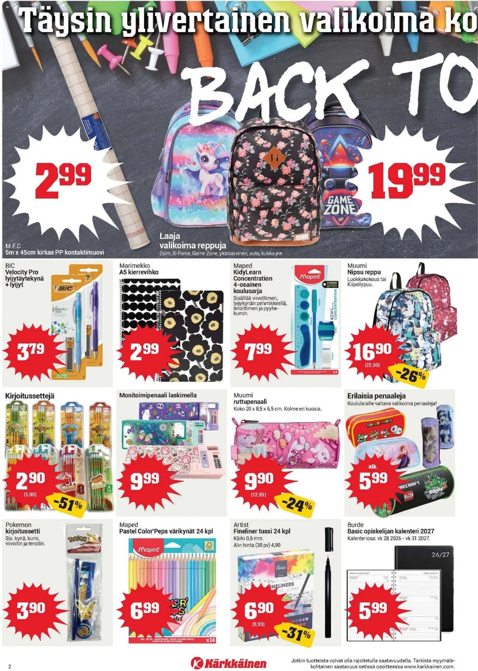Kärkkäinen tarjoukset