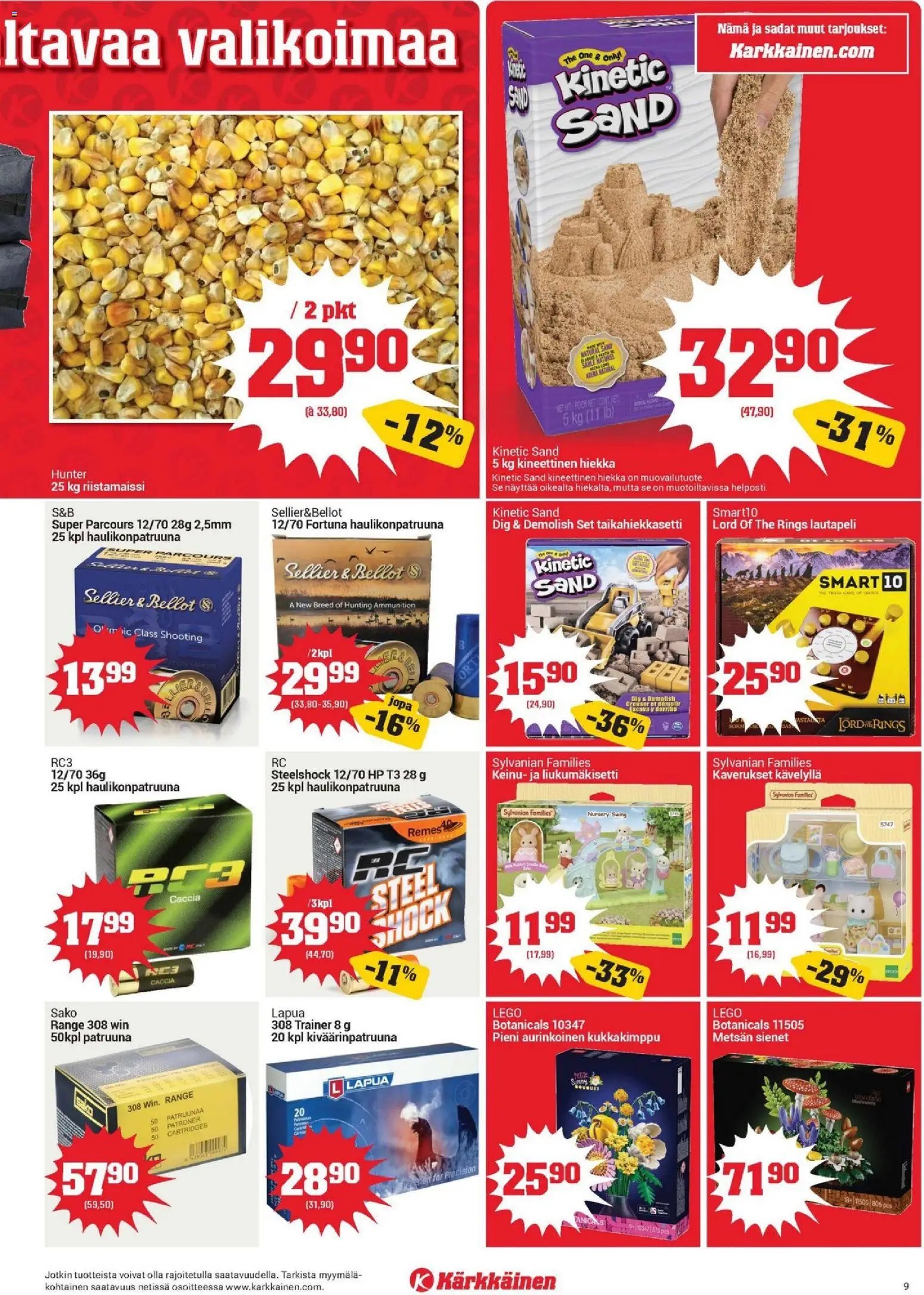 Kärkkäinen tarjoukset